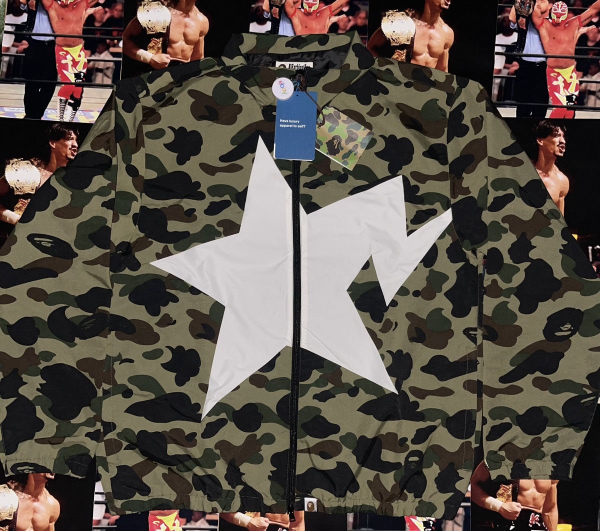 Bape Bape 1st Camo Track Jacket (XL) Size US XL / EU 56 / 4 - 3 Thumbnail