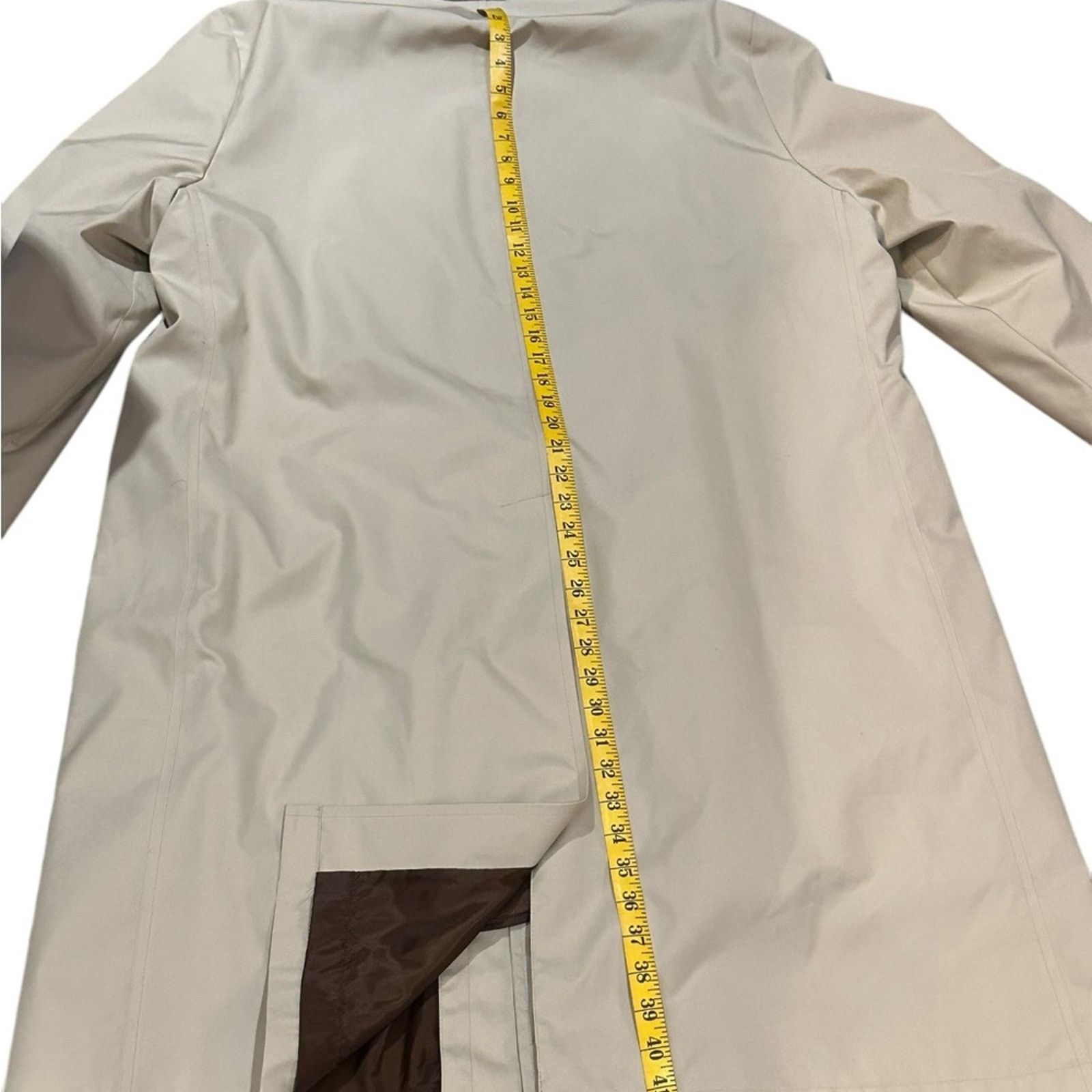 London Fog Towne by London Fog 44 Regular tan Overcoat Zip Out Lining Size US L / EU 52-54 / 3 - 6 Thumbnail