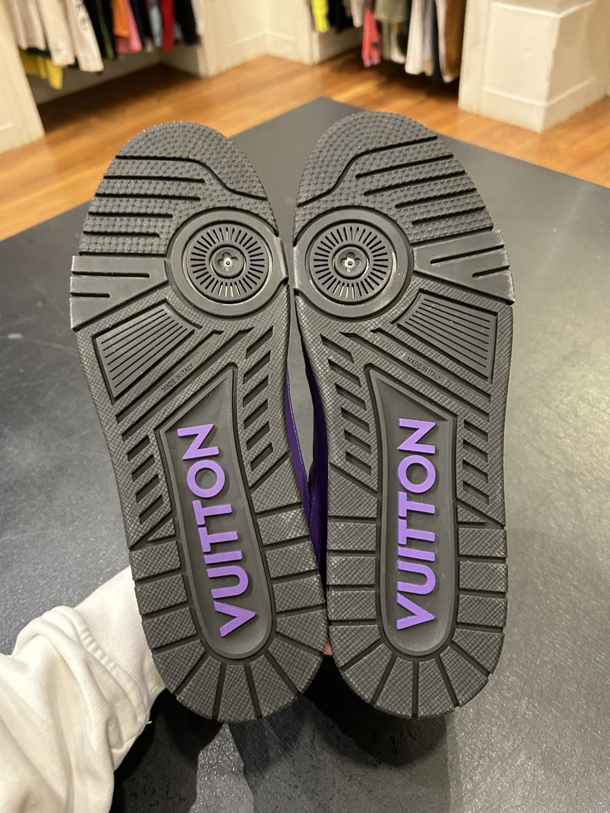 Louis Vuitton Louis Vuitton Trainer Purple Size US 9 / EU 42 - 7 Thumbnail