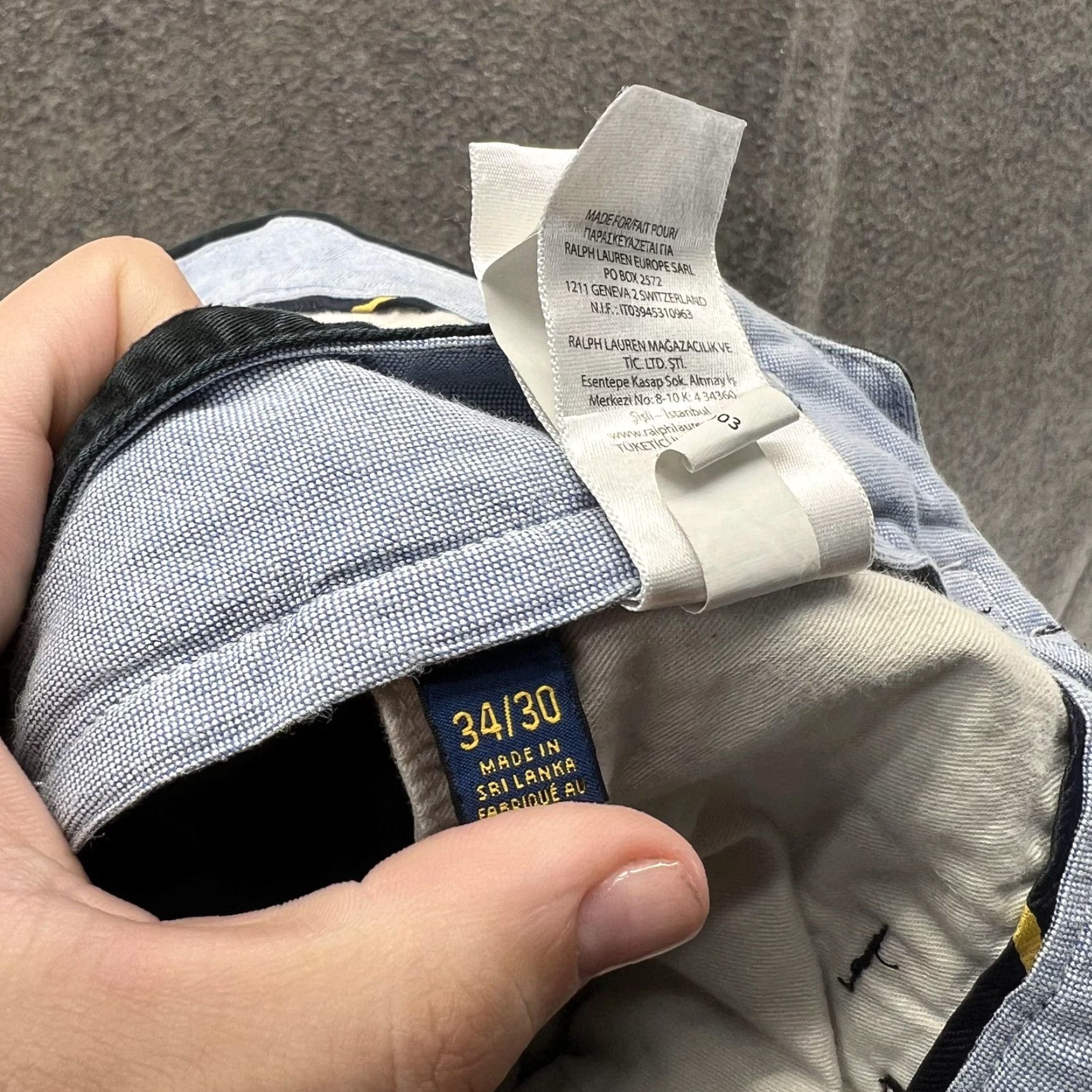 Polo Ralph Lauren Polo Ralph Lauren Pants Mens 34x30 Black Andrew Chino Stretch Straight Leg Size US S / EU 44-46 / 1 - 7 Thumbnail