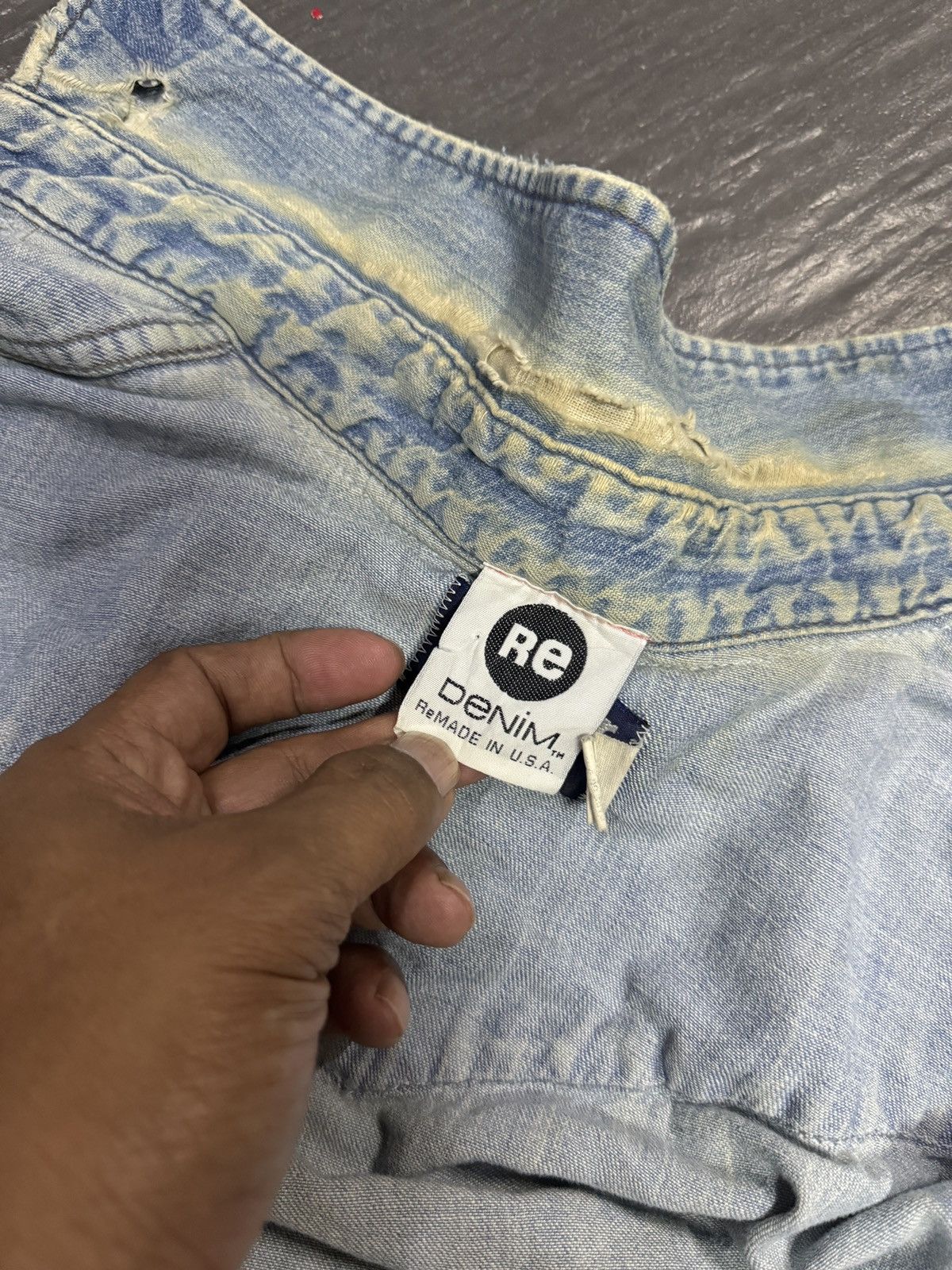 Vintage × Wrangler VINTAGE 80’S REMADE BY RE DENIM WRANGLER SHIRT Size US M / EU 48-50 / 2 - 5 Thumbnail