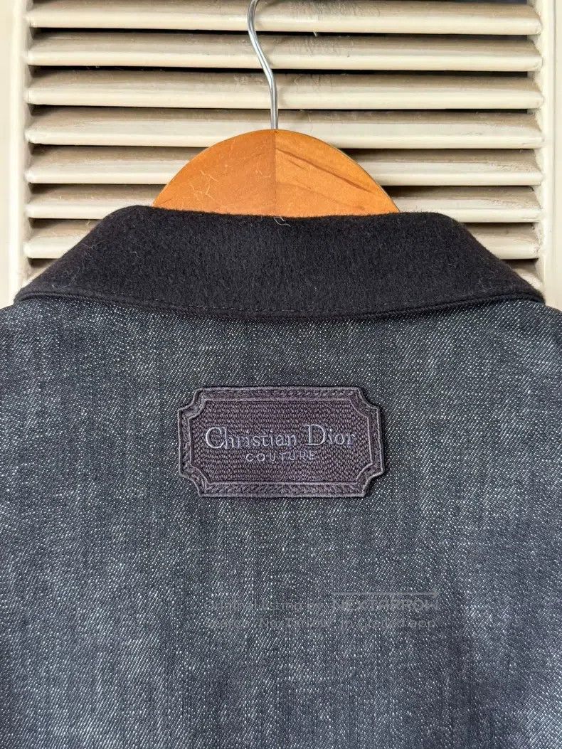 Dior Dior Black denim stitched jacket Size US S / EU 44-46 / 1 - 5 Thumbnail