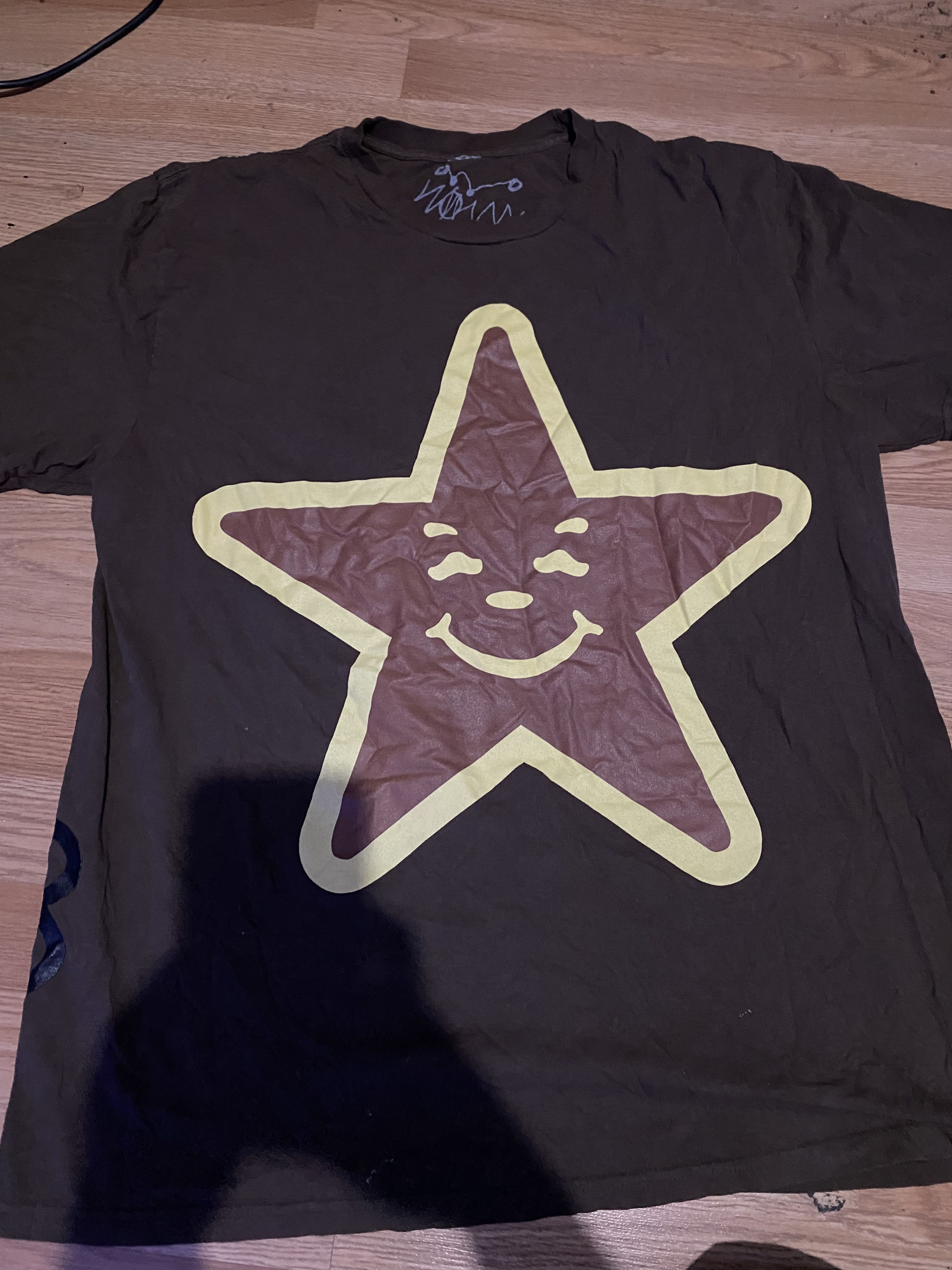 Asspizza asspizza 2023 brown hardees star tee Size US XL / EU 56 / 4 - 1 Thumbnail