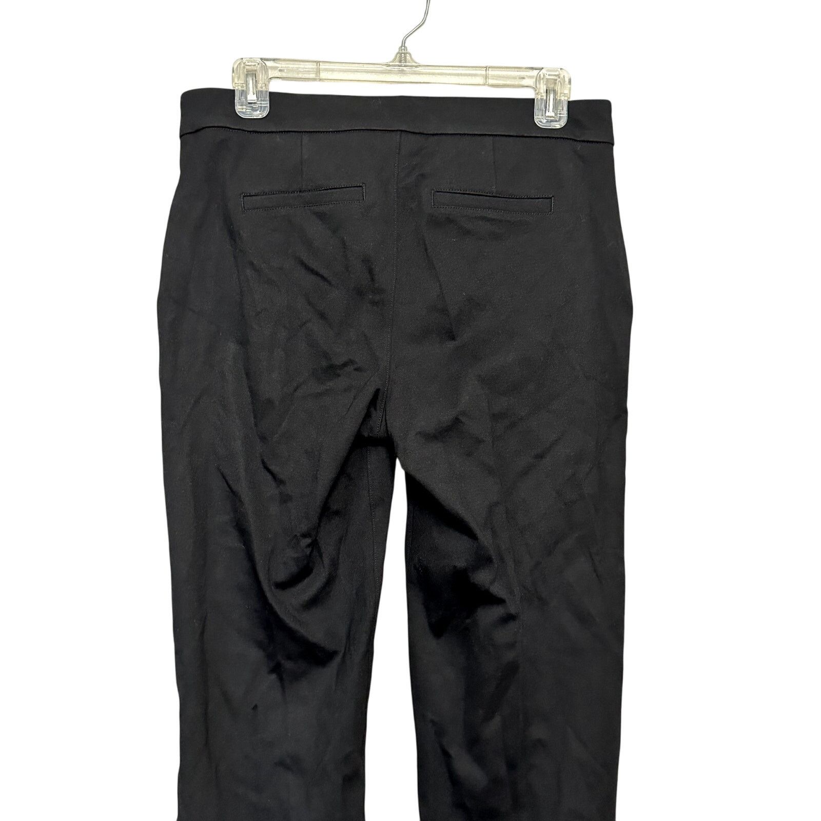 NYDJ NYDJ Sadie Slacks Pants Flat Front Slim Fit Black W 4 NWOT Size 27" / US 4 / IT 40 - 6 Thumbnail