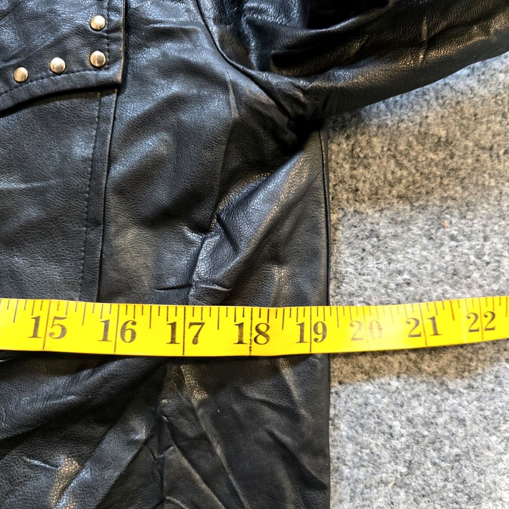 Zara Zara Dress Womens Small Black Vegan Leather Studded Western Biker Grunge Withcy Dress Short Fall Spring Summer Casual Party/Cocktail Travel Womens Size S / US 4 / IT 40 - 7 Thumbnail