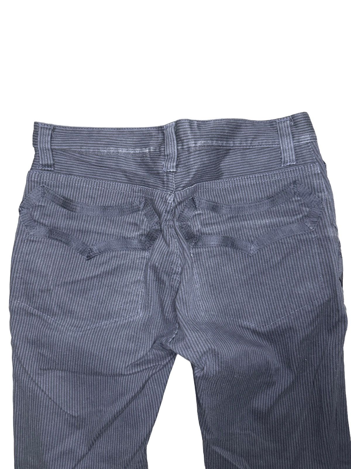 Number (N)ine Number (N)ine SS09 Runway Striped Cotton Pants Size US 30 / EU 46 - 4 Thumbnail