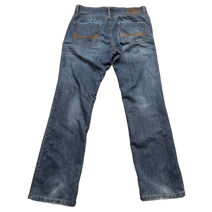 Seven 7 Seven 7 Jeans Mens Straight Jeans Denim Blue 34x34 Size US 34 / EU 50 - 2 Preview