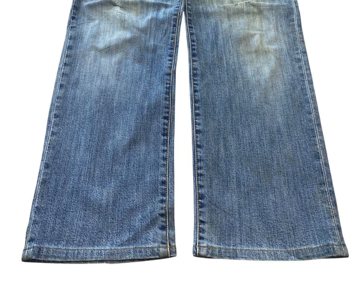 Uniqlo Uniqlo Faded Blue Wash Style Straight Leg Jeans Size US 32 / EU 48 - 4 Thumbnail