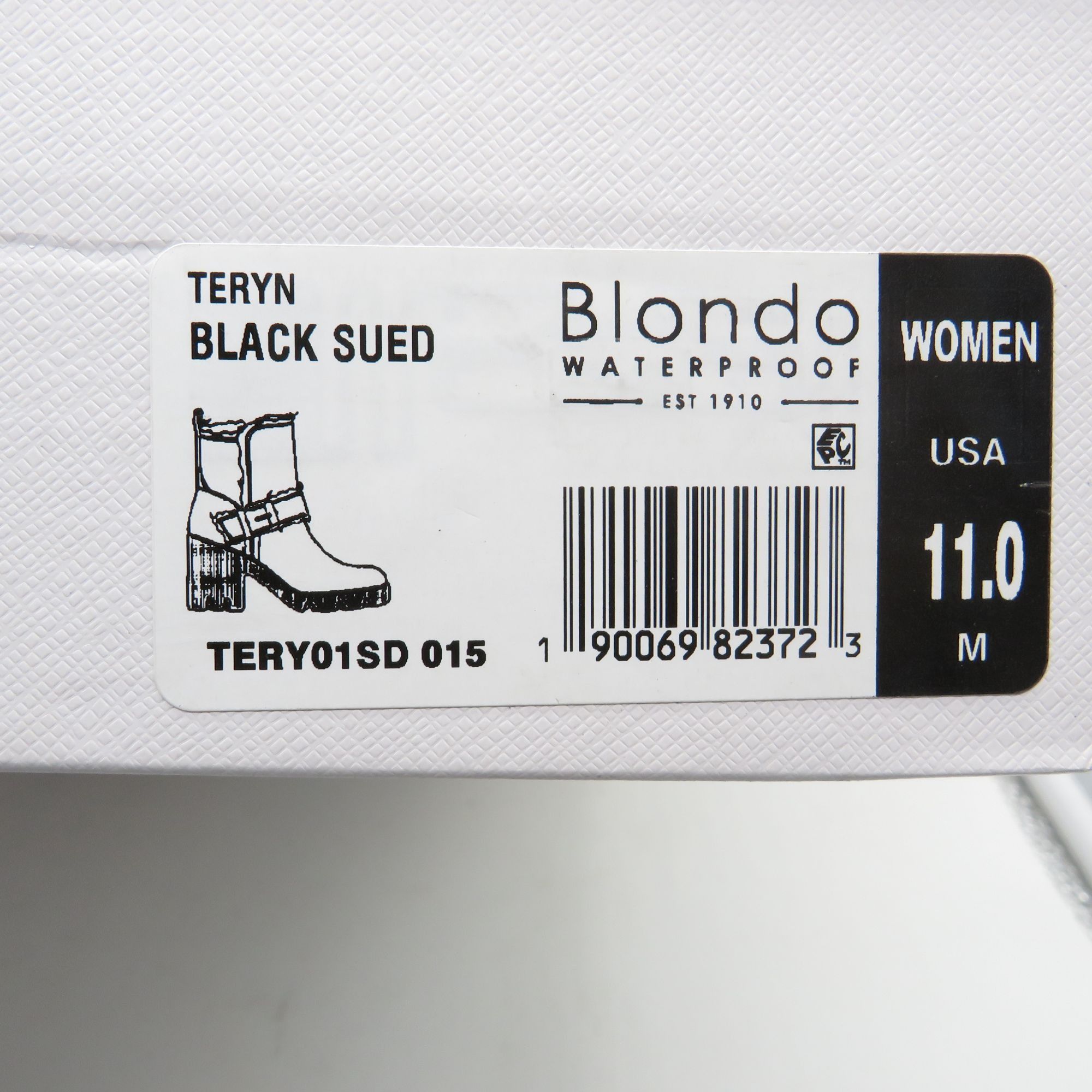 Blondo Blondo Women's Teryn Black Suede Waterproof Boots Size 11M F Size US 11 / IT 41 - 3 Thumbnail