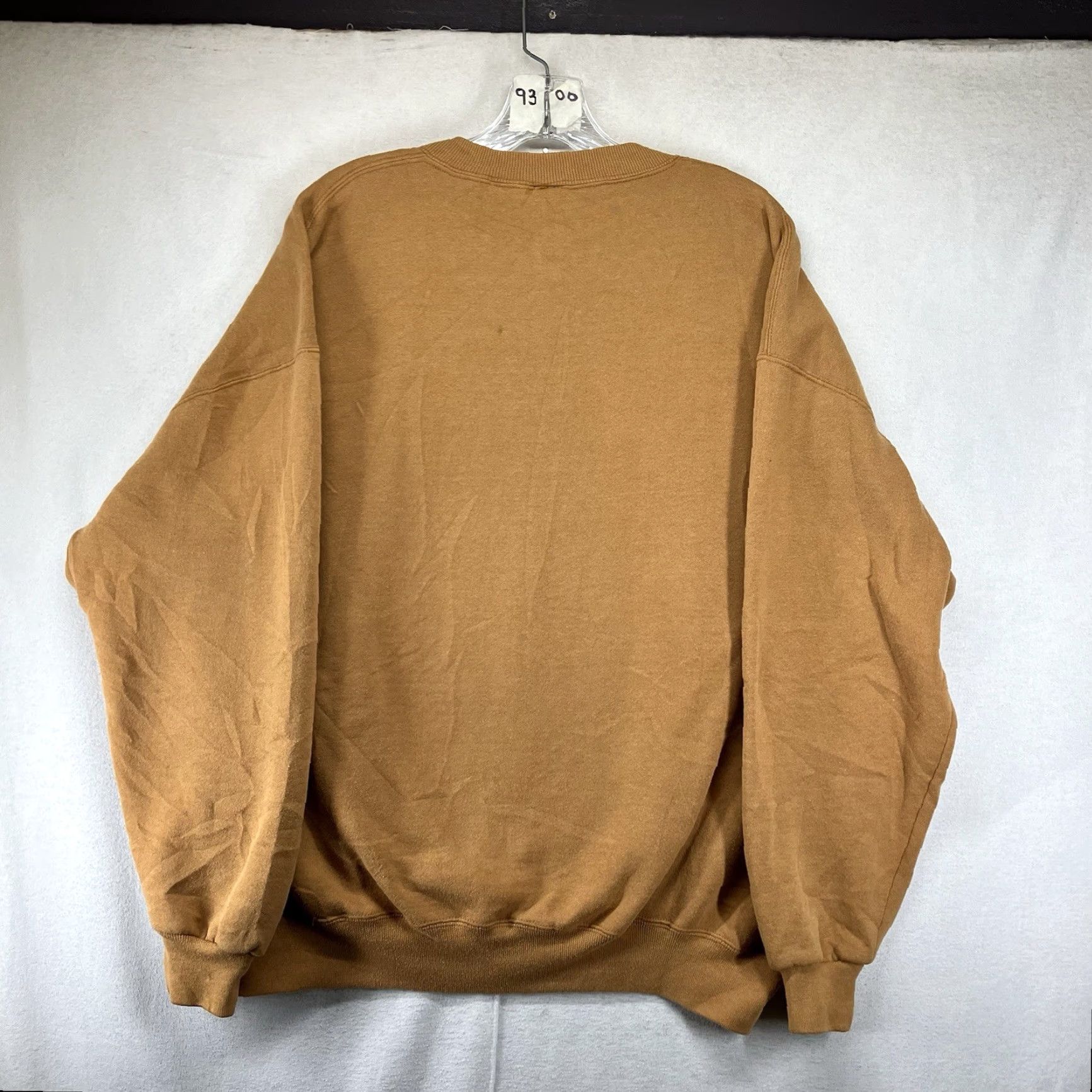Russell Athletic VINTAGE Russell Athletic Sweatshirt Mens Oversized Large Dark Tan Crewneck 90s Size US L / EU 52-54 / 3 - 2 Thumbnail
