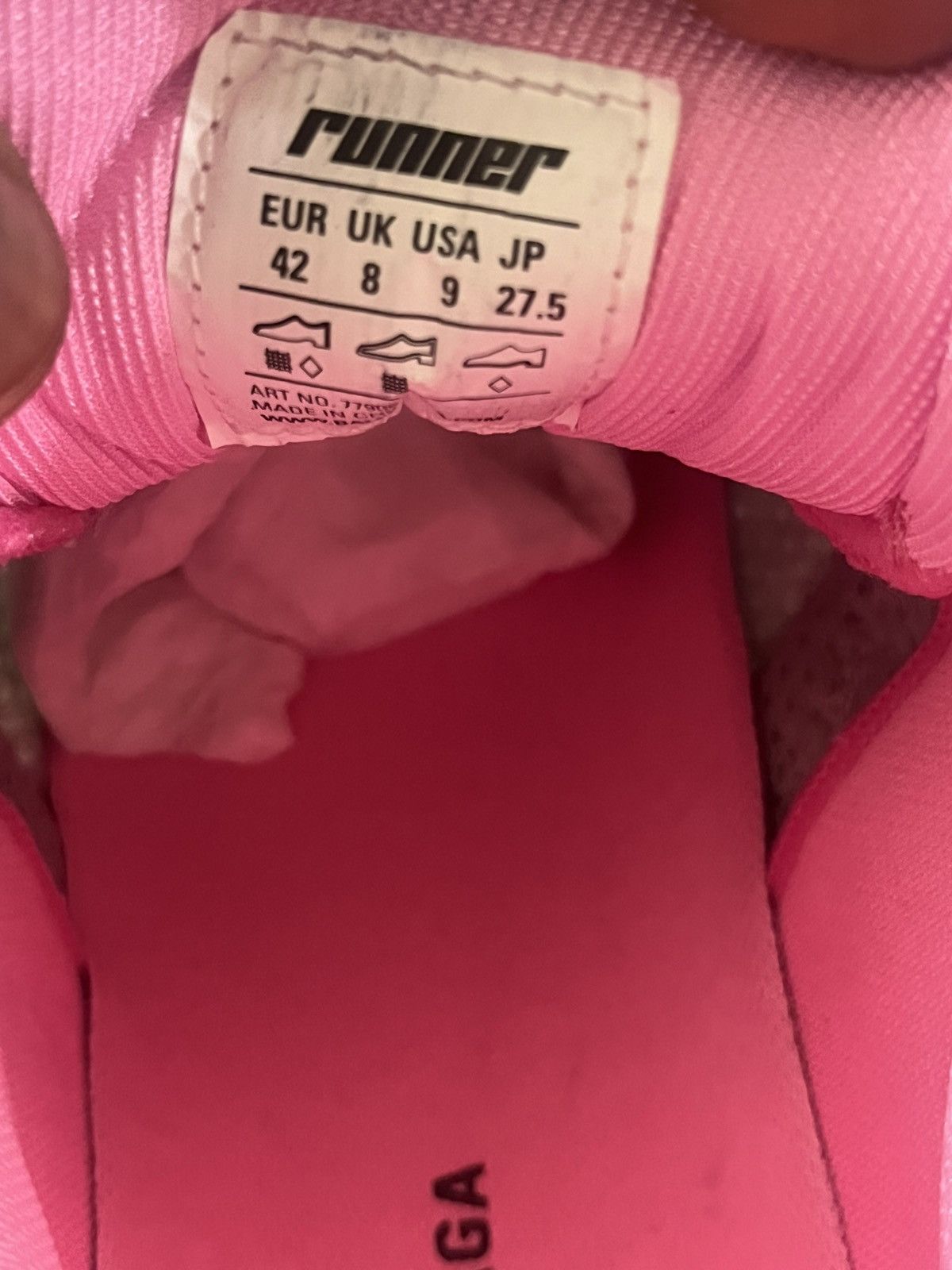 Balenciaga Balenciaga Runner Sz 42(9us) Size US 9 / EU 42 - 17 Thumbnail