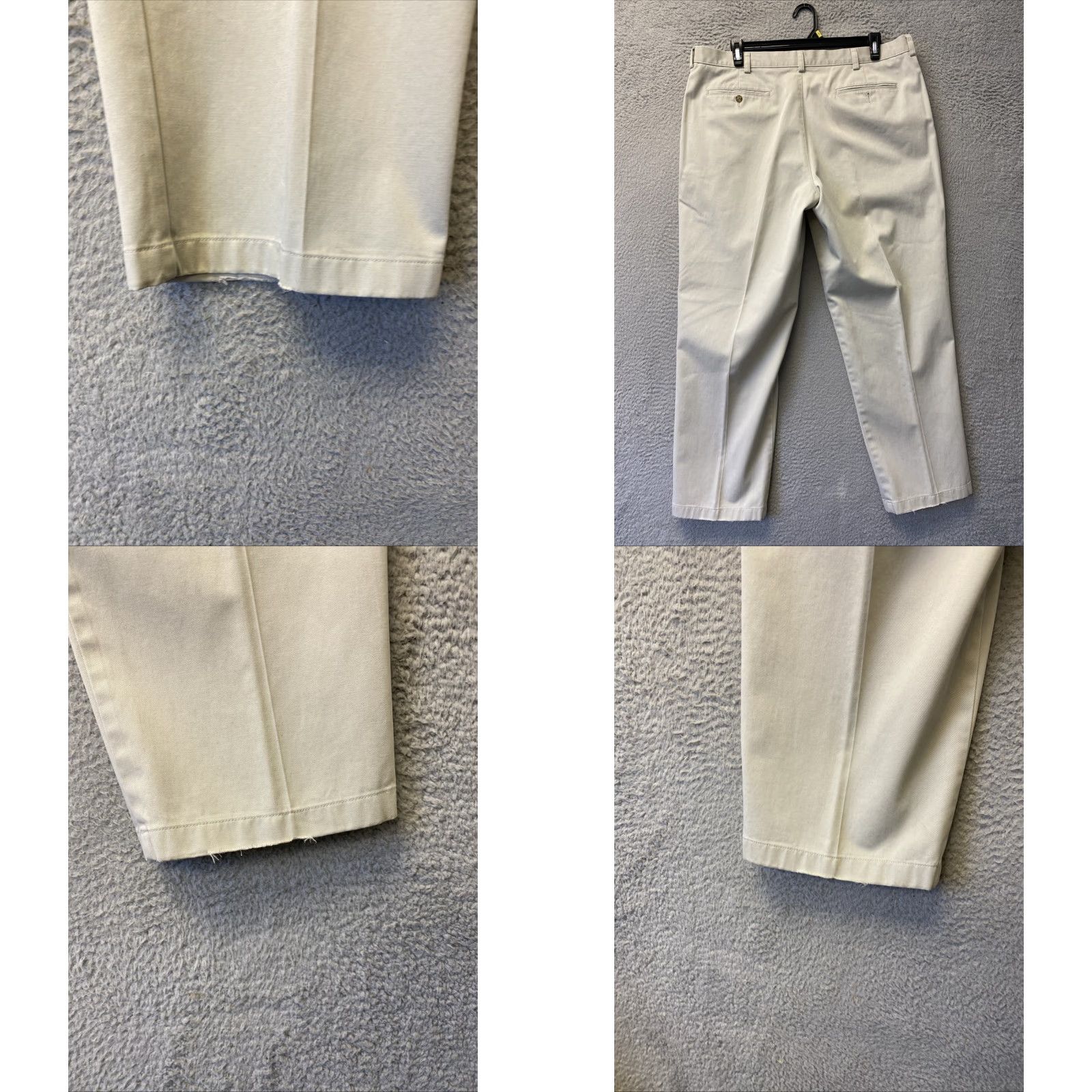 Vintage VINTAGE LL Bean Chino Pants Mens 40x30 Light Khaki Trousers / 166-4 Size US 40 / EU 56 - 8 Thumbnail