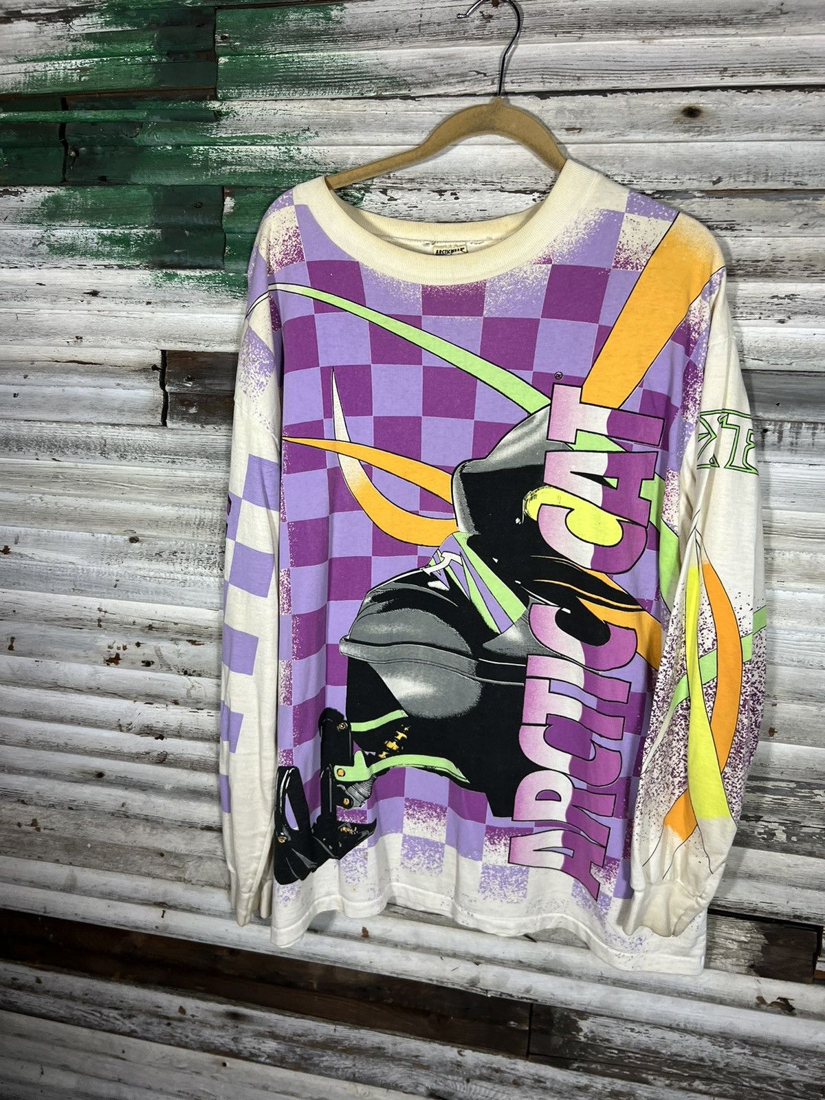 Vintage Vintage Arctic Cat AOP Long Sleeve Shirt Size US XXL / EU 58 / 5 - 2 Thumbnail
