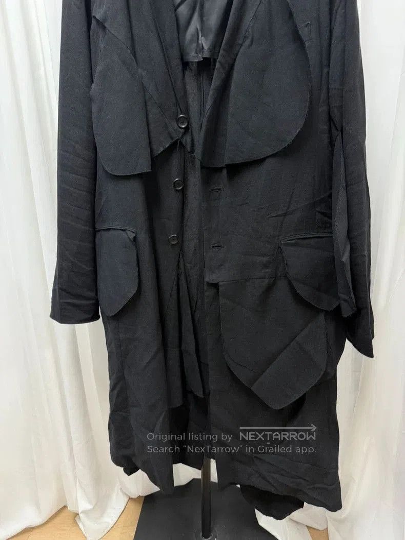Yohji Yamamoto Yohji Yamamoto Circle Panel Coat. Size US XL / EU 56 / 4 - 8 Thumbnail