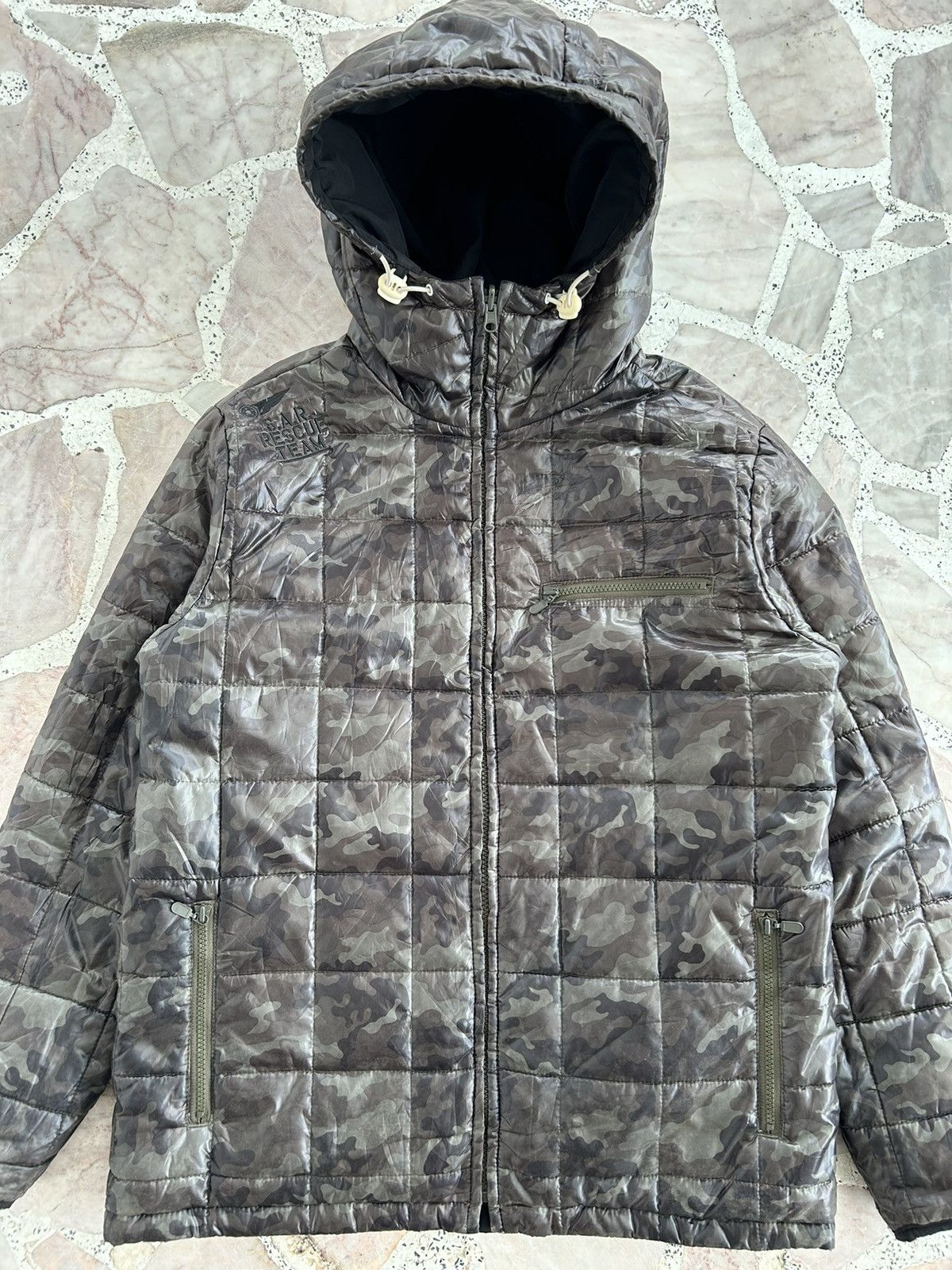 Avirex Avirex Reversible Puffer Jacket Camo Black Size US L / EU 52-54 / 3 - 5 Thumbnail