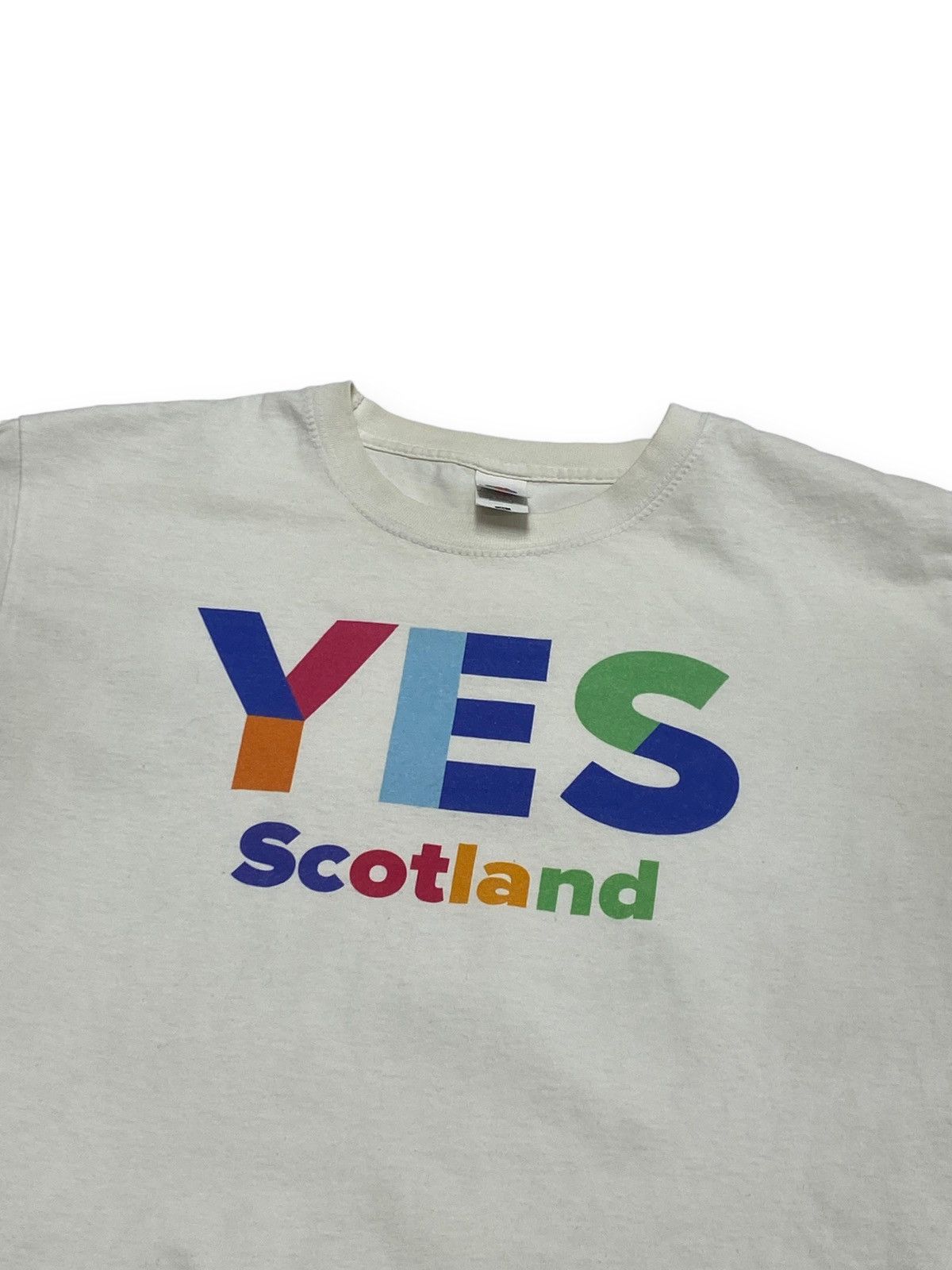 Other Vintage YES SCOTLAND Tee Shirt Big Logo Faded Size US M / EU 48-50 / 2 - 2 Thumbnail