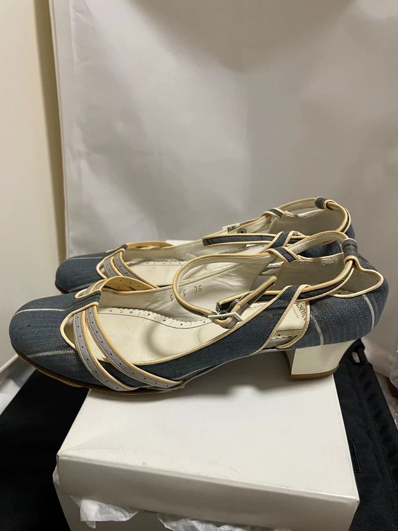 Vivienne Westwood Vivienne Westwood Denim Patchwork Mary Jane Single Shoes Size US 5.5 / IT 35.5 - 6 Thumbnail