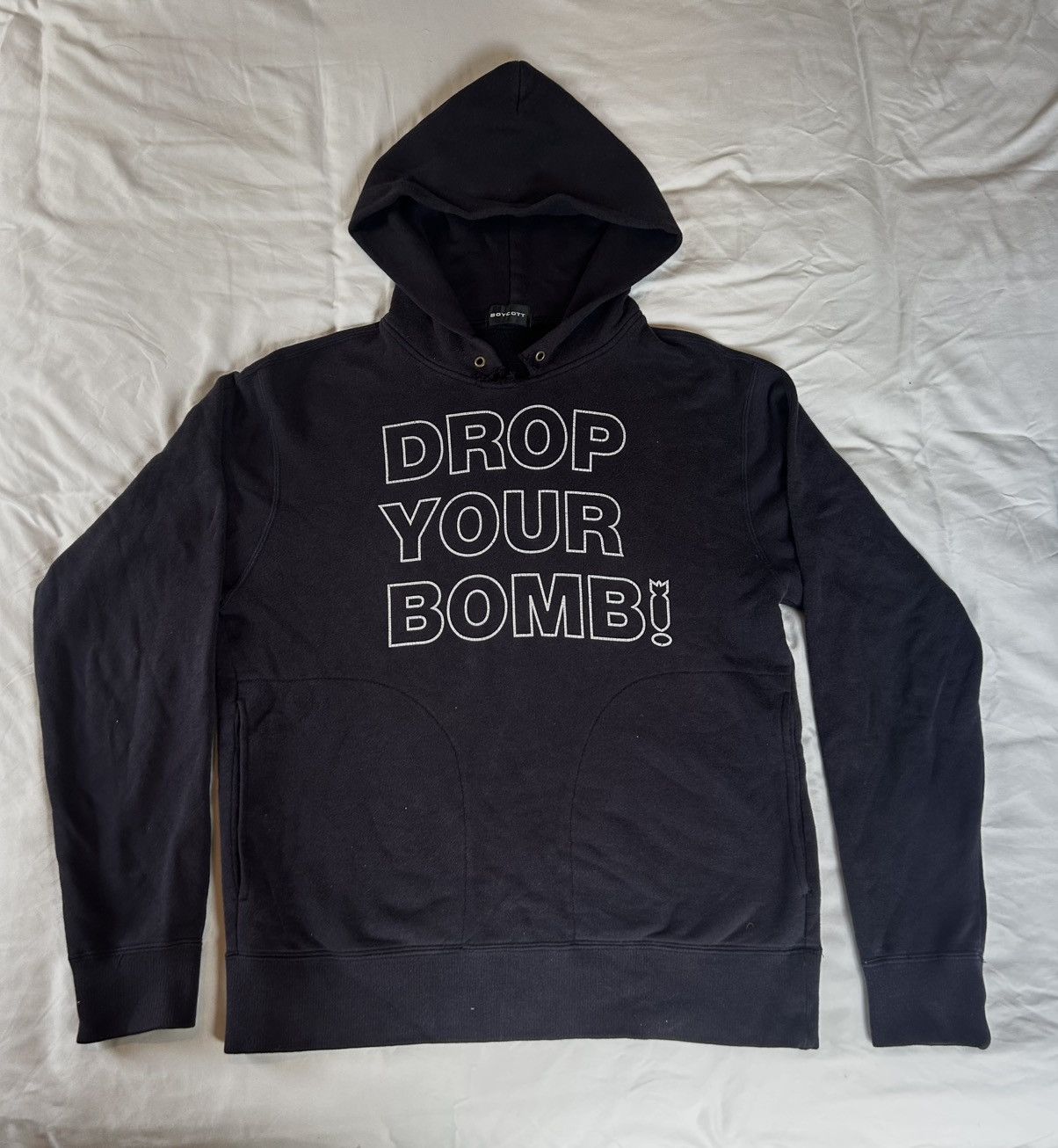 Boycott Drop Your Bomb Hoodie Size US M / EU 48-50 / 2 - 1 Thumbnail