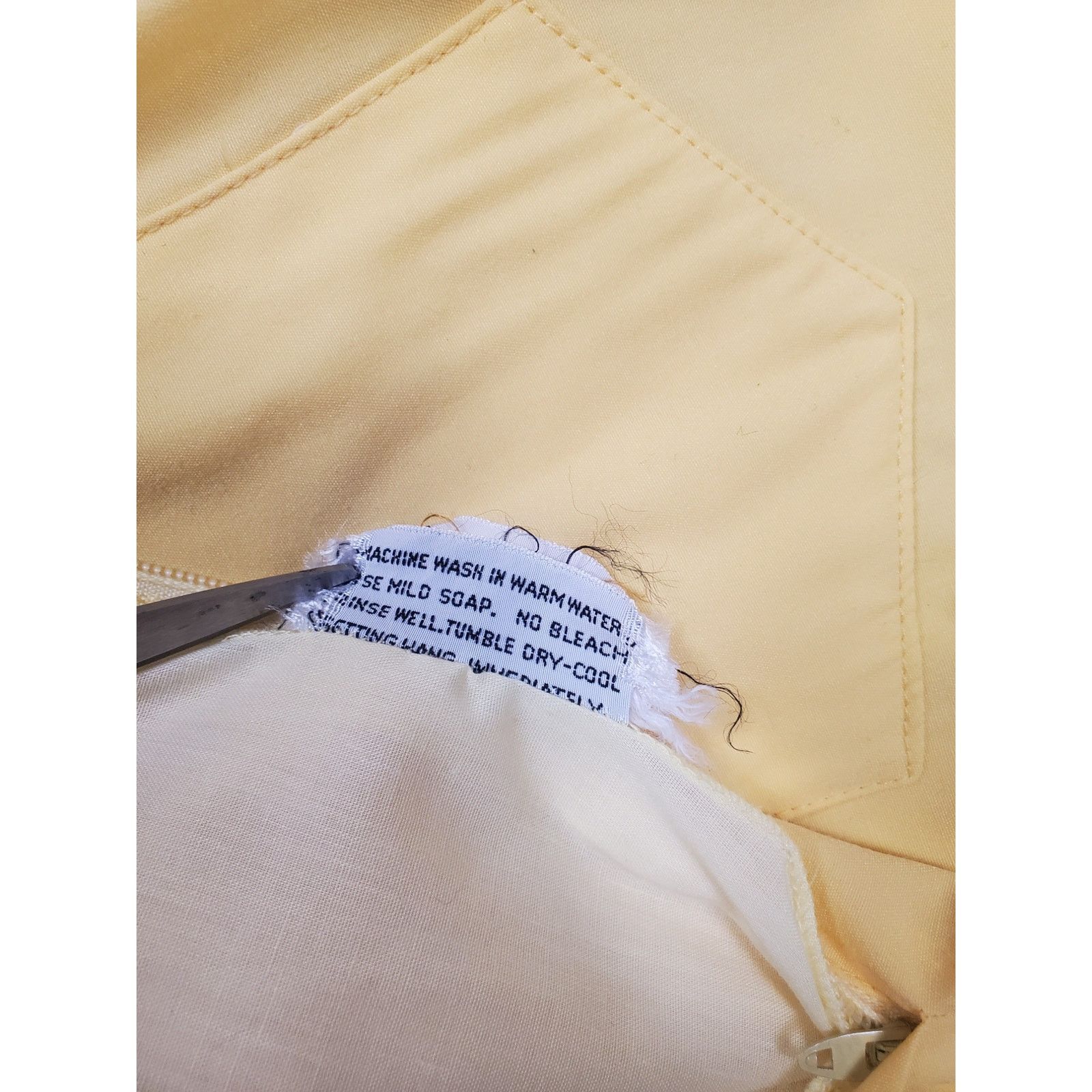 Other Womens VTG 70s Di Fini Originals Yellow 12 Midi Length Skirt Size 34" / US 12 / IT 48 - 4 Thumbnail