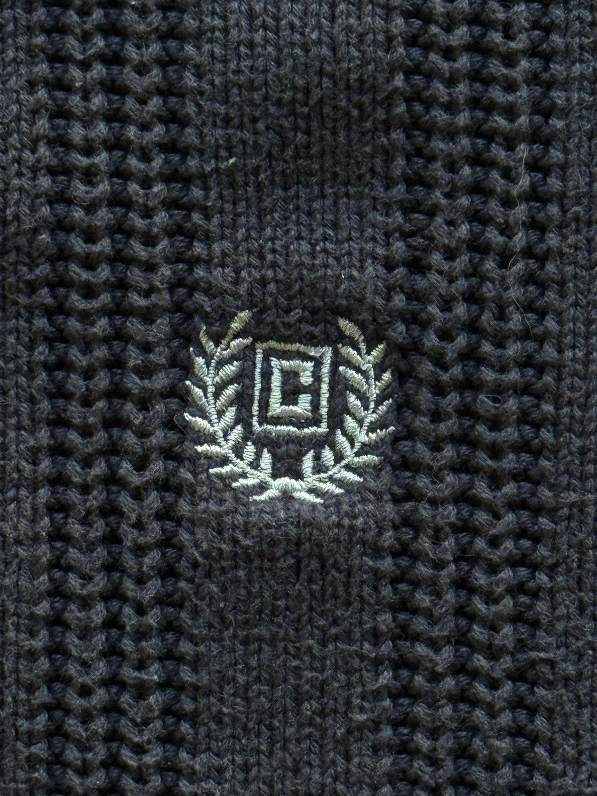 Chaps Vintage Retro Chaps Navy Blue Pullover Cable Knit Sweater Size US XL / EU 56 / 4 - 3 Thumbnail