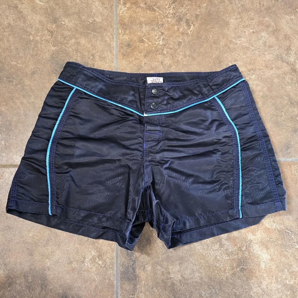Designer Black Multicolored 619 Bikini Board Short Size ONE SIZE - 1 Thumbnail