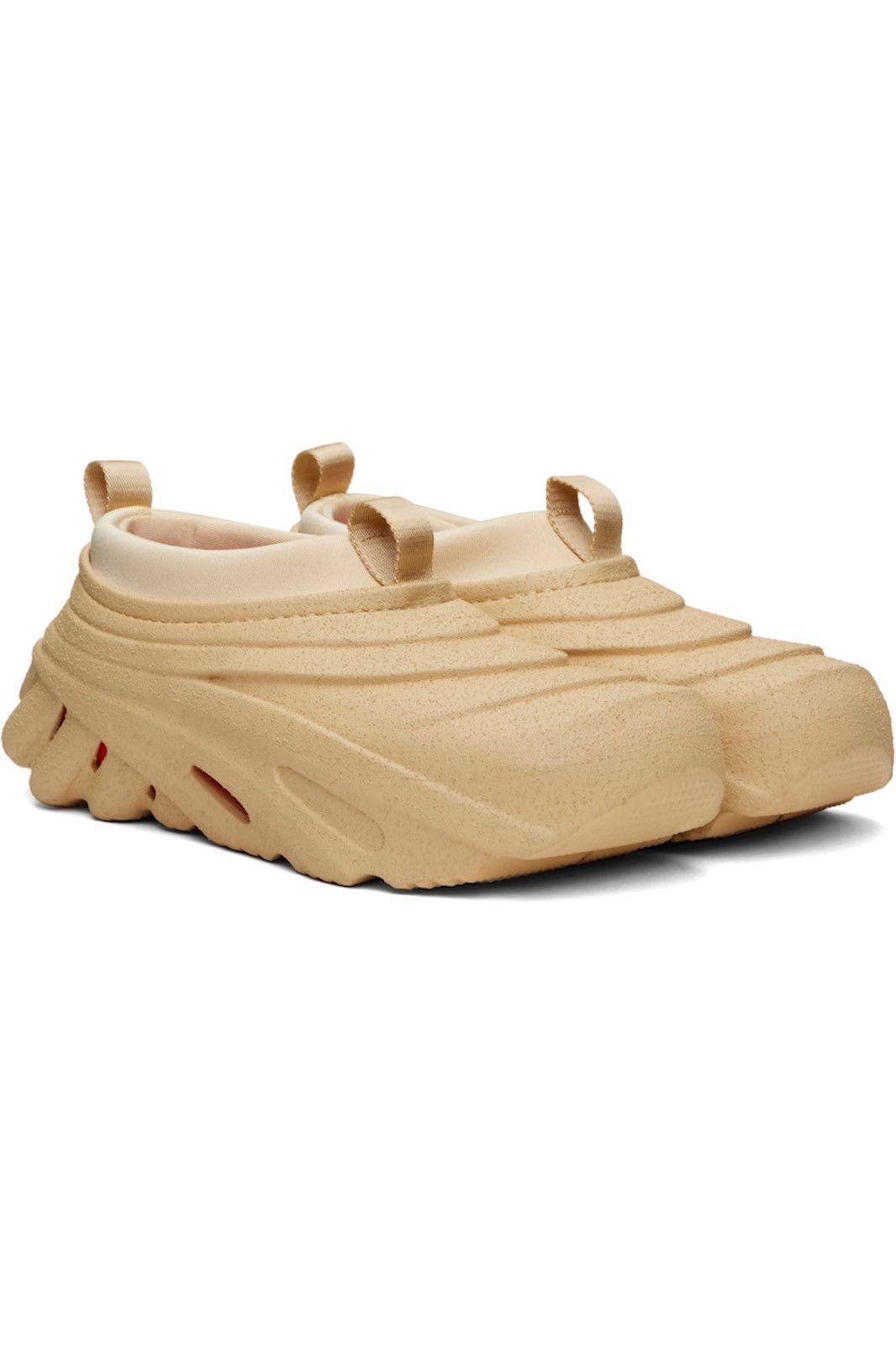 Crocs Beige Echo Storm Sandstorm Slip-on Loafers Size US 9 / EU 42 - 2 Thumbnail