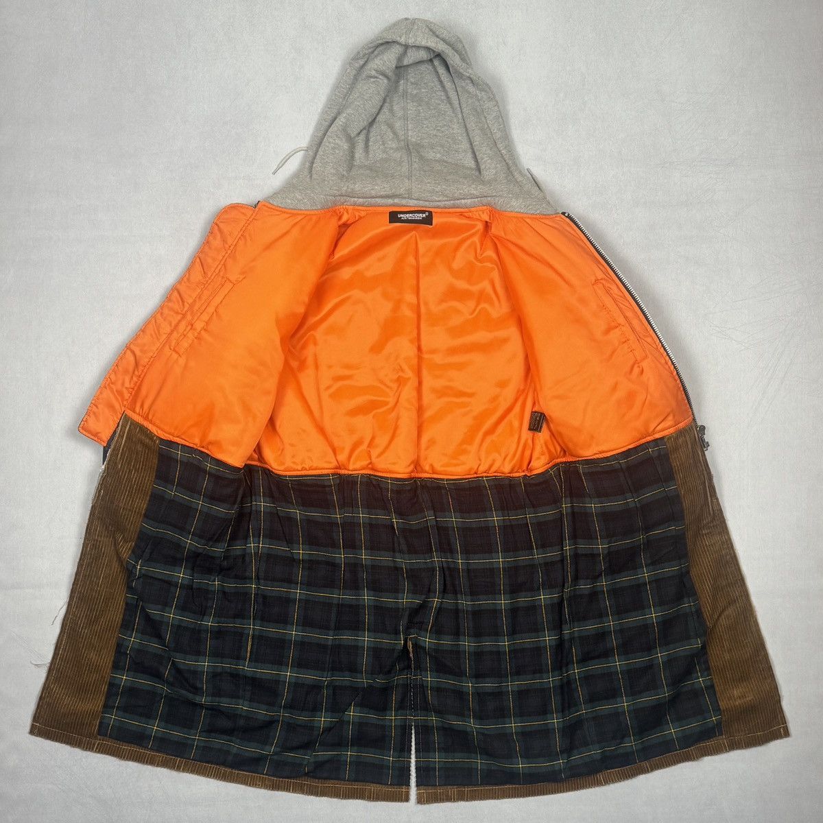 Undercover FW18 MA-1 Layered Hooded Bomber Jacket Size US M / EU 48-50 / 2 - 3 Thumbnail