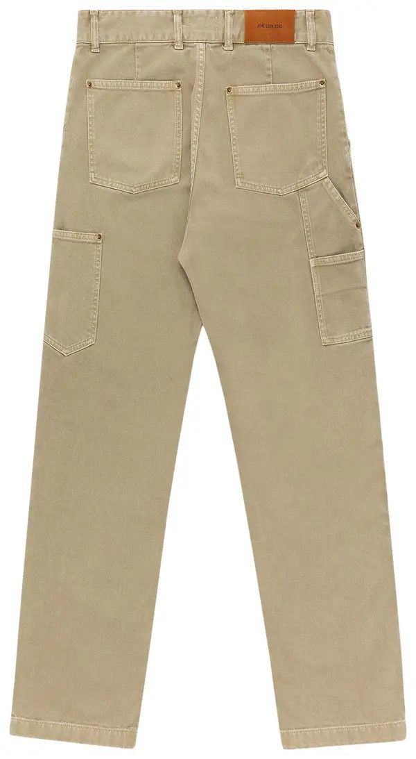 Aime Leon Dore o1mle0825 Garment Dyed Double Knee Carpenter Pant in Neutral Size US 30 / EU 46 - 2 Thumbnail