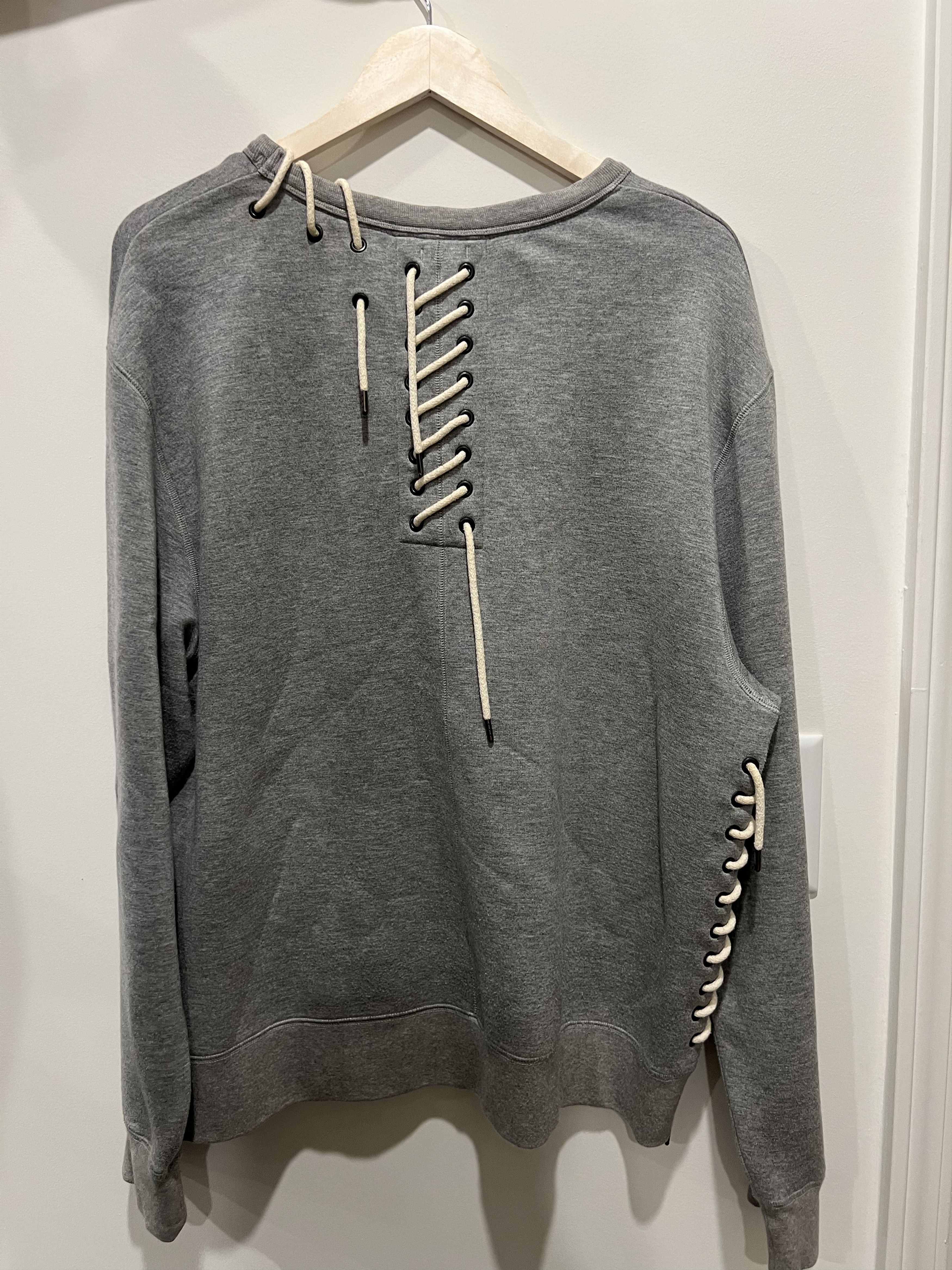 Craig Green Craig Green Gray Laced Sweatshirt Size US L / EU 52-54 / 3 - 2 Thumbnail