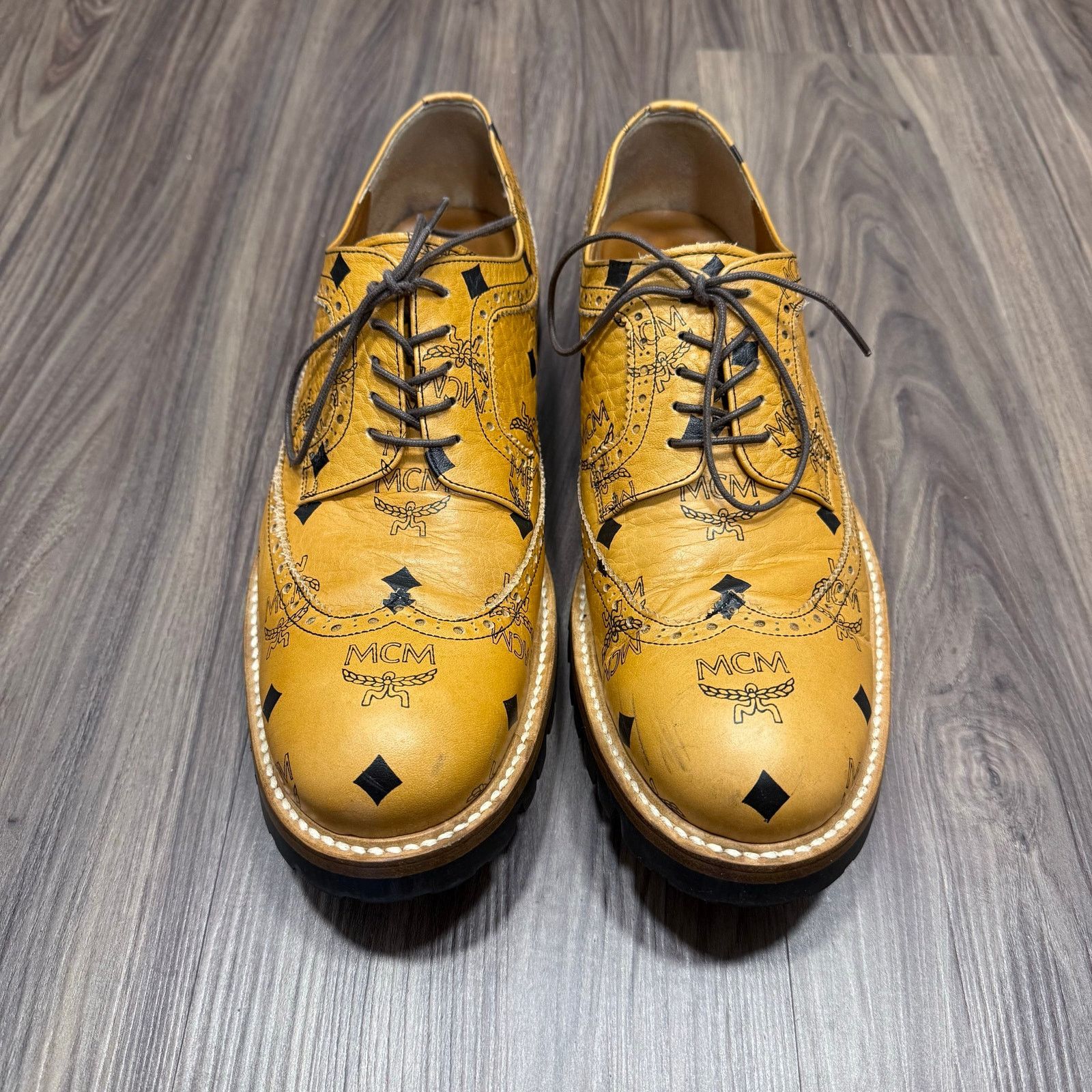 MCM Super Rare MCM x Phenomenon Leather Derby Shoes | Vibram Size US 9 / EU 42 - 1 Thumbnail