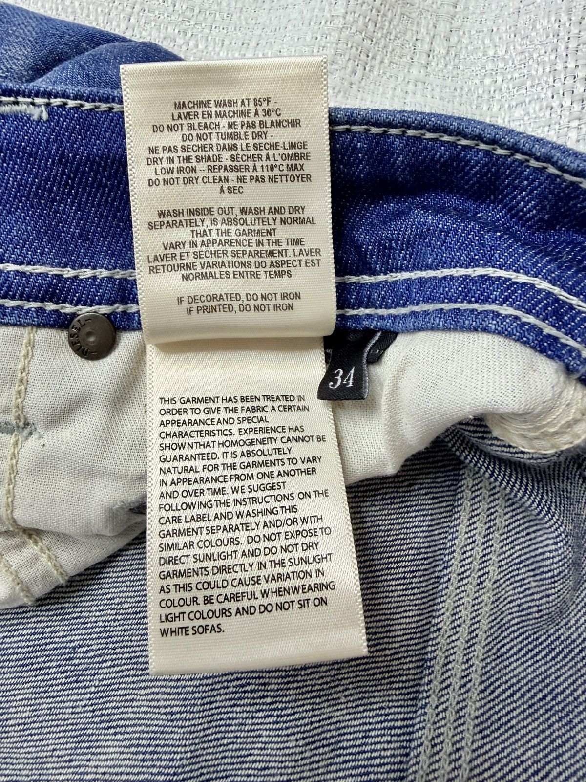 Diesel Diesel Kroshort Short Denim Pants Mens 34 Indigo Blue Size US 34 / EU 50 - 14 Thumbnail