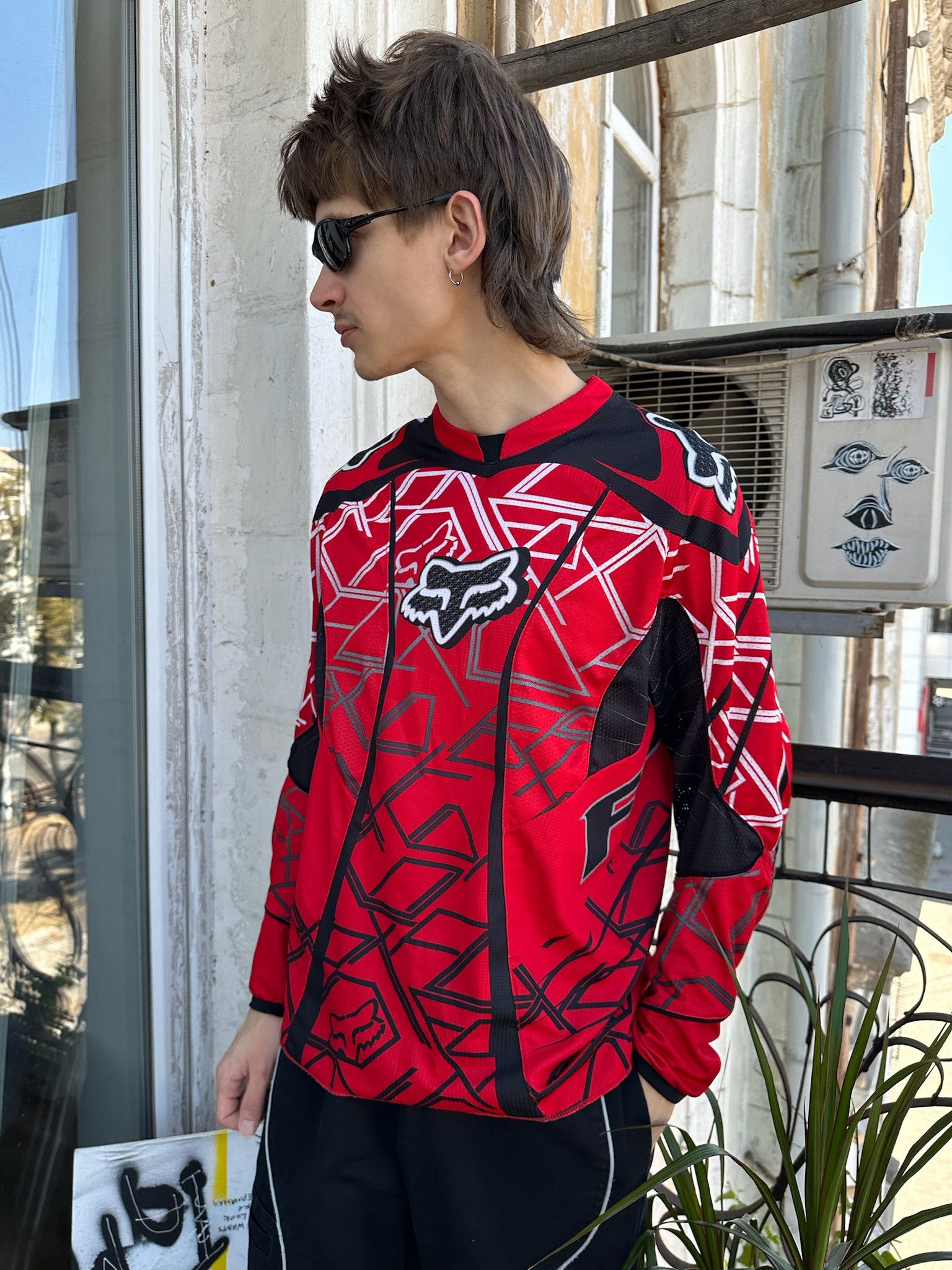 Fox Racing Vintage 2000's Y2K Fox jersey moto racing | Grailed