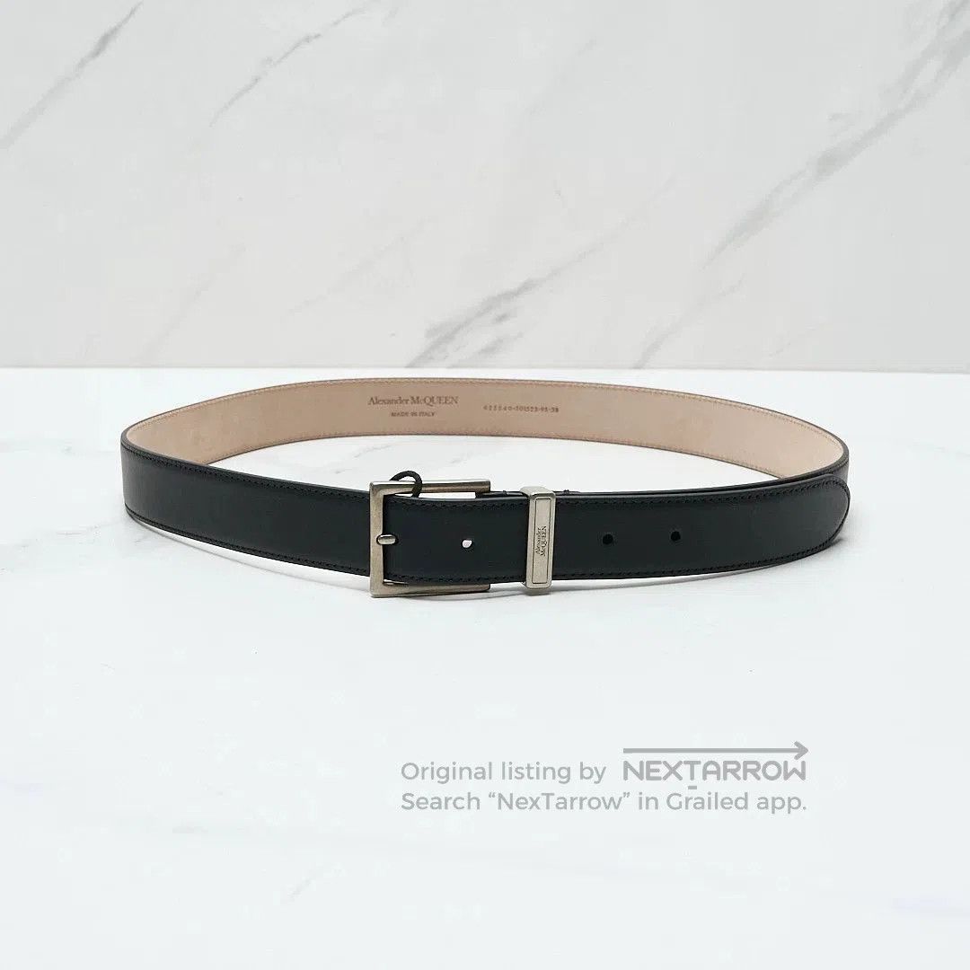 Alexander McQueen Alexander McQueen Men's Logo Belt. Size ONE SIZE - 1 Thumbnail