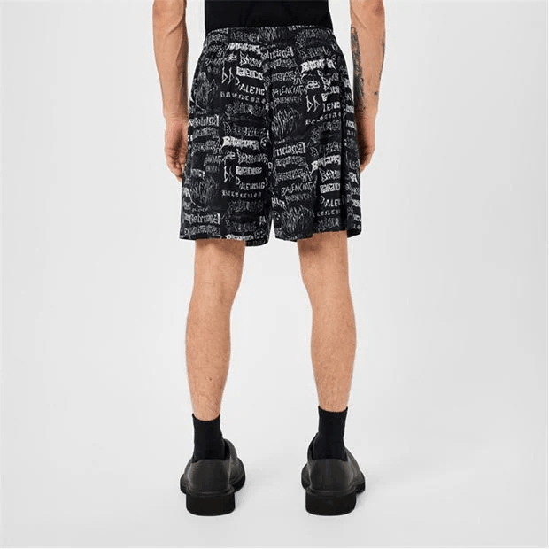 Balenciaga Metal Pyjama Shorts Size US 32 / EU 48 - 3 Thumbnail