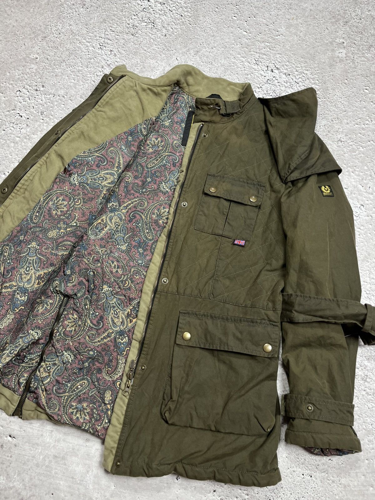 Belstaff Belstaff Gold Label Waxed Cotton Biker Jacket Olive 48 Size US M / EU 48-50 / 2 - 12 Thumbnail