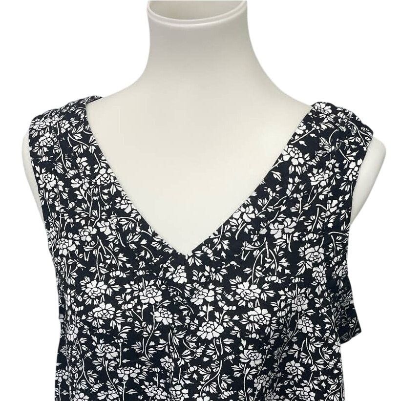 Loft LOFT Womens Medium Sleeveless Linen Viscose Blend Dress Size M / US 6-8 / IT 42-44 - 2 Thumbnail