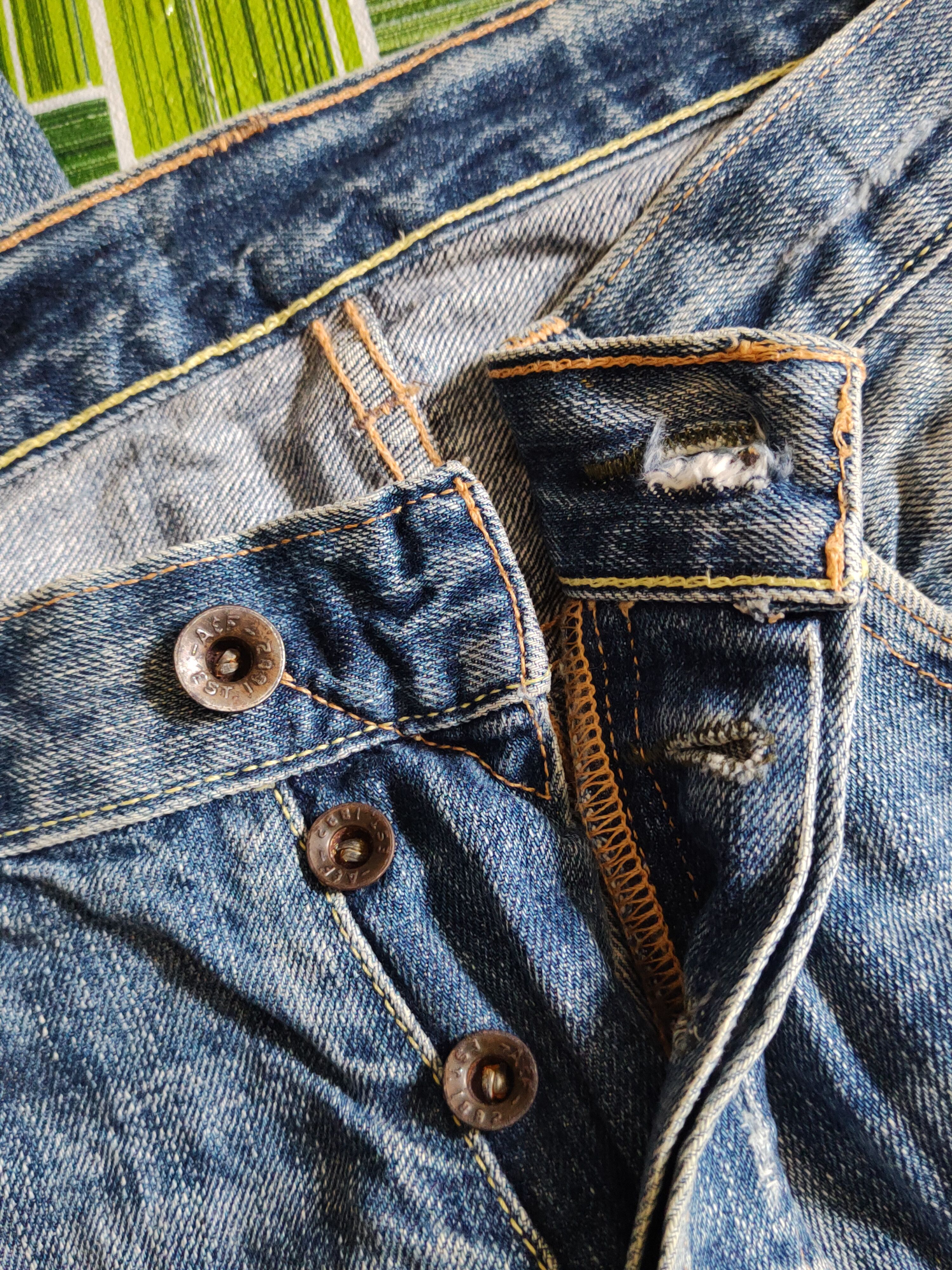Abercrombie & Fitch Abercrombie & Fitch Blue Distressed Ripped Jeans #S2329 Size US 32 / EU 48 - 12 Thumbnail