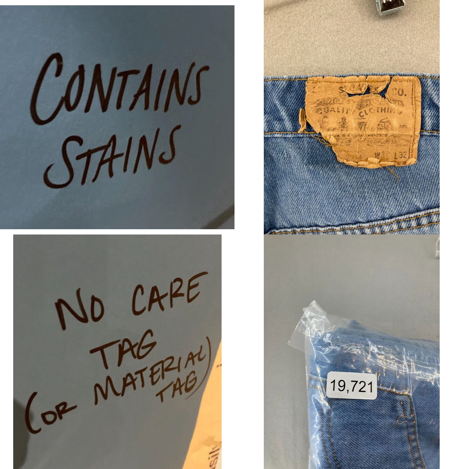 Levi's VINTAGE Levi's Jeans 38x32 Orange Tag Vintage Straight Leg Men Size US 38 / EU 54 - 8 Thumbnail
