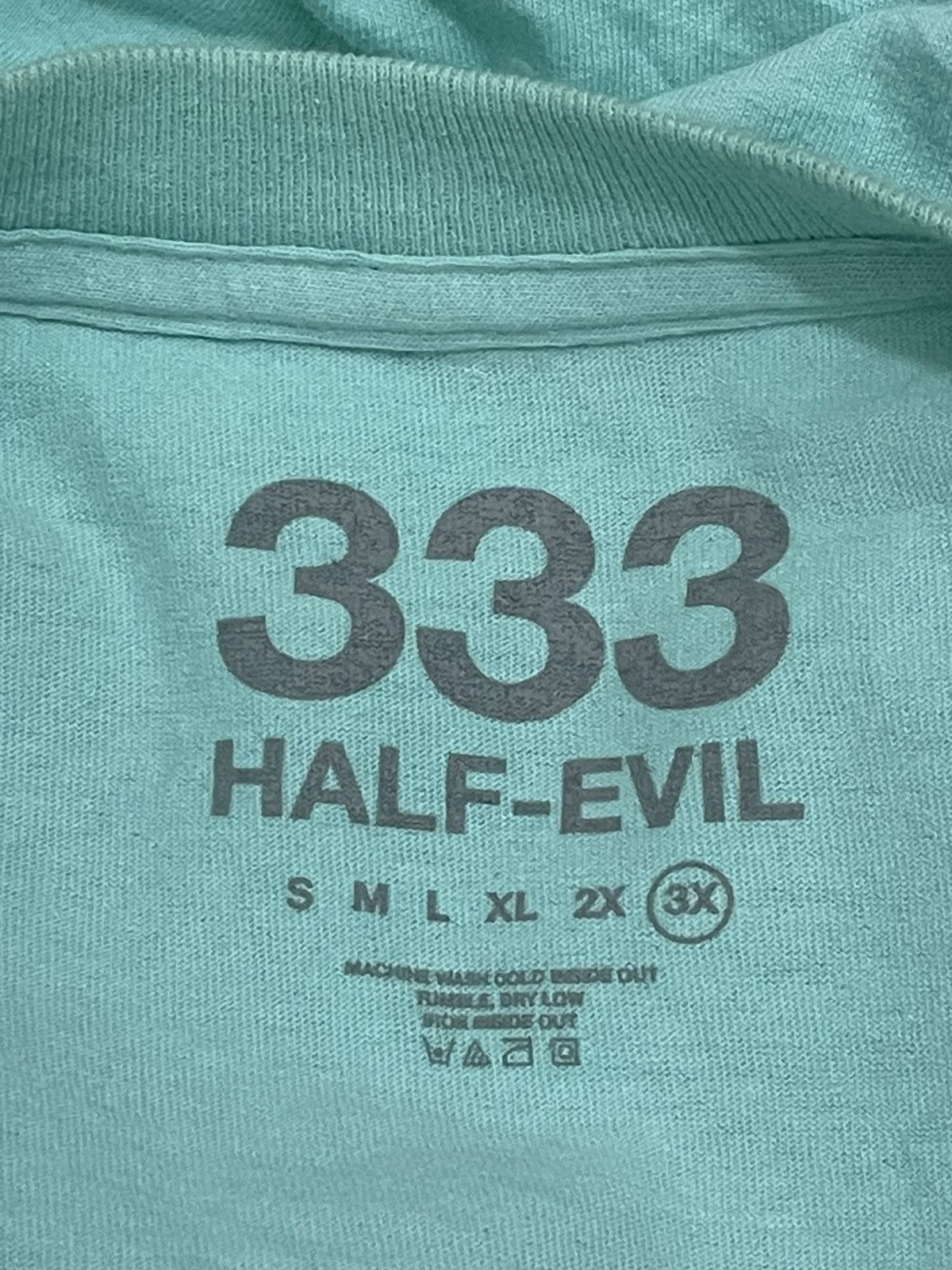 Half Evil Rare HALF EVIL 333 Reaper Skull Logo Big Size Size US XXL / EU 58 / 5 - 4 Thumbnail