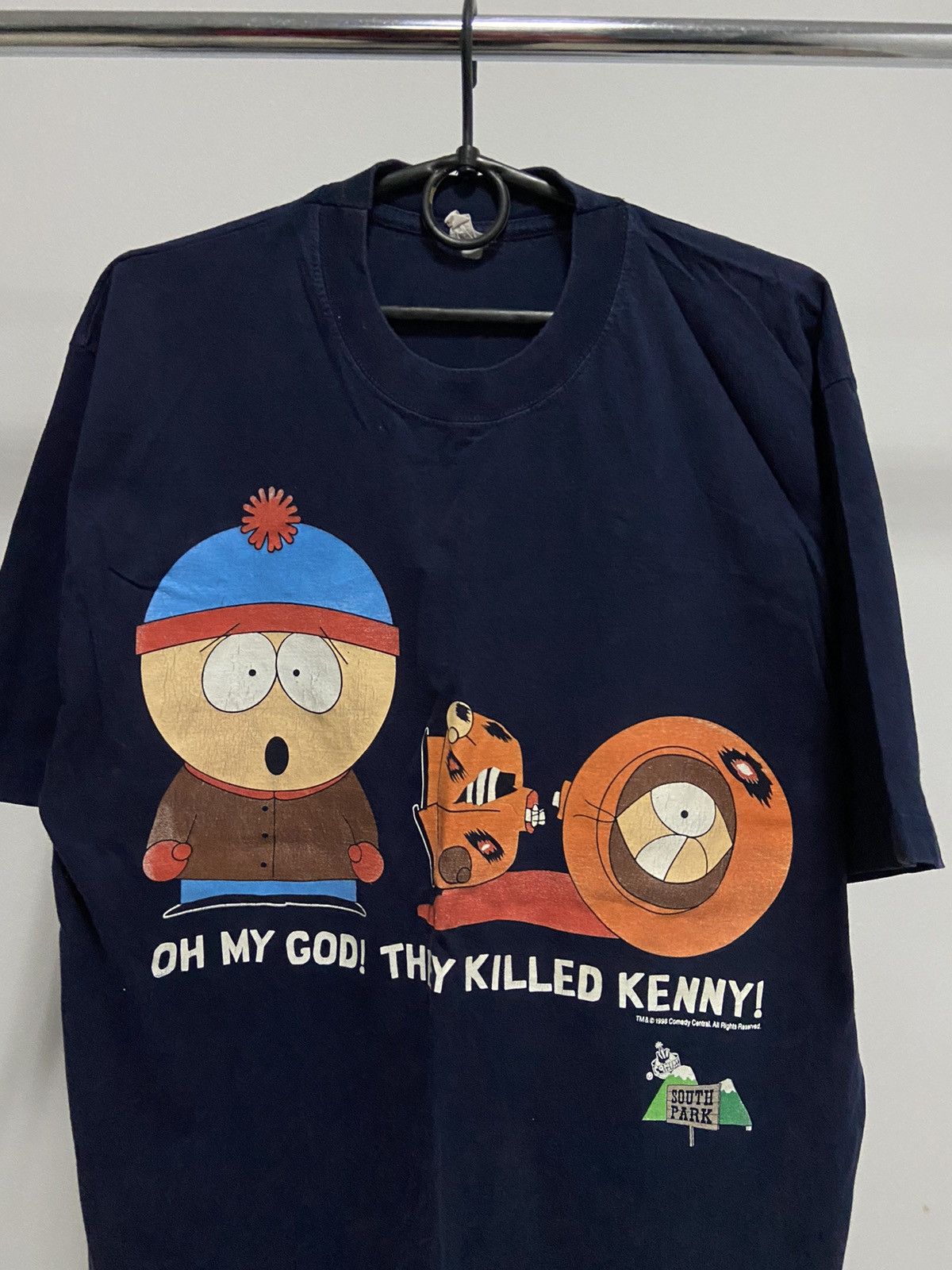 Cartoon Network × Vintage South Park 1998 Comedy Central Vintage Big Logo Killed Kenny Size US L / EU 52-54 / 3 - 2 Thumbnail
