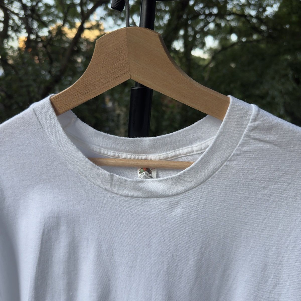 Vintage 80s Blank White Paper Thin Shirt ERD Grunge Thrashed Faded Size US XL / EU 56 / 4 - 3 Thumbnail
