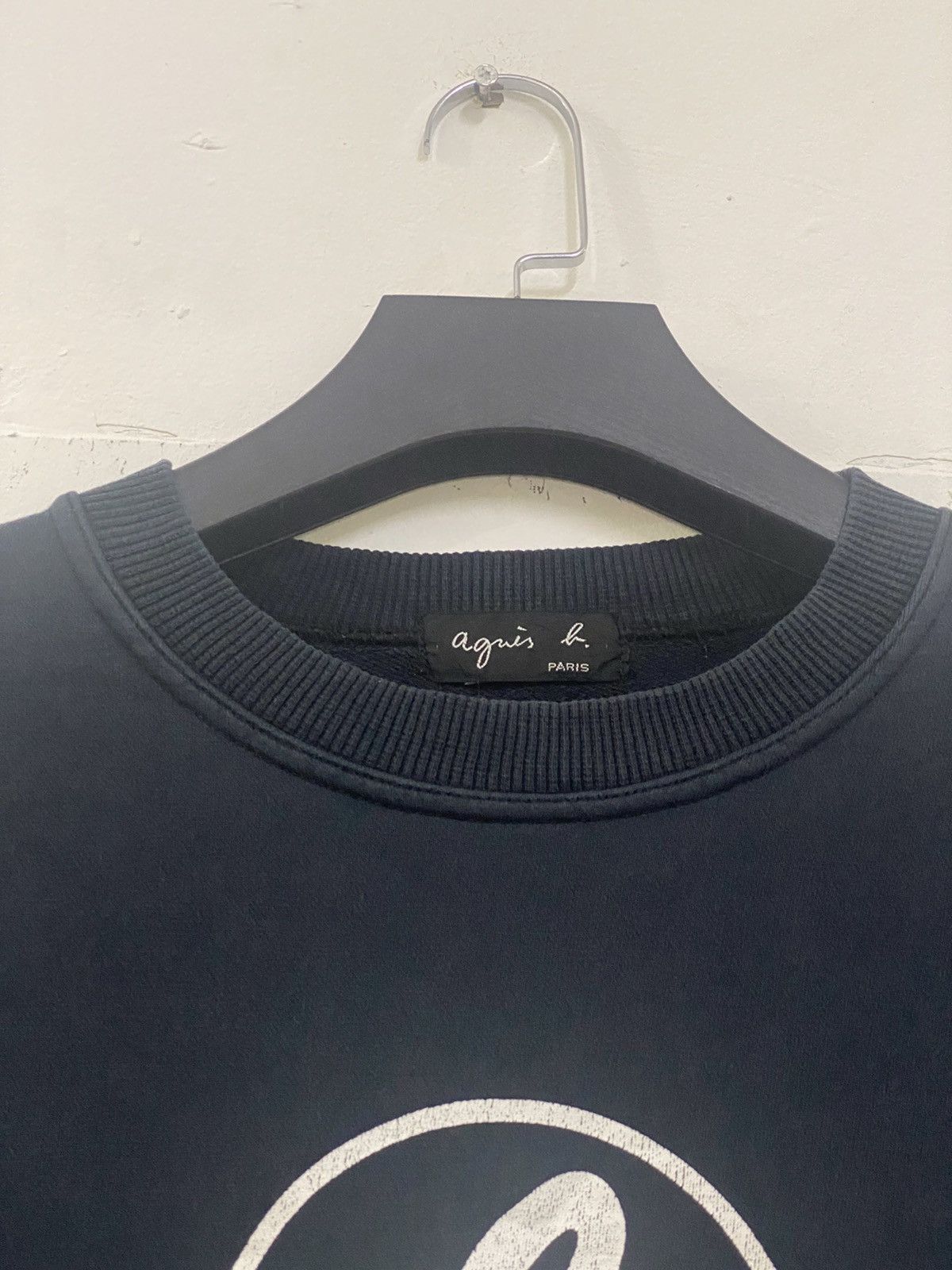 agnes b. 💥AGNES B. PARIS DESIGNER CANTER LOGO SWEATSHIRT CREWNECK Size US M / EU 48-50 / 2 - 5 Thumbnail