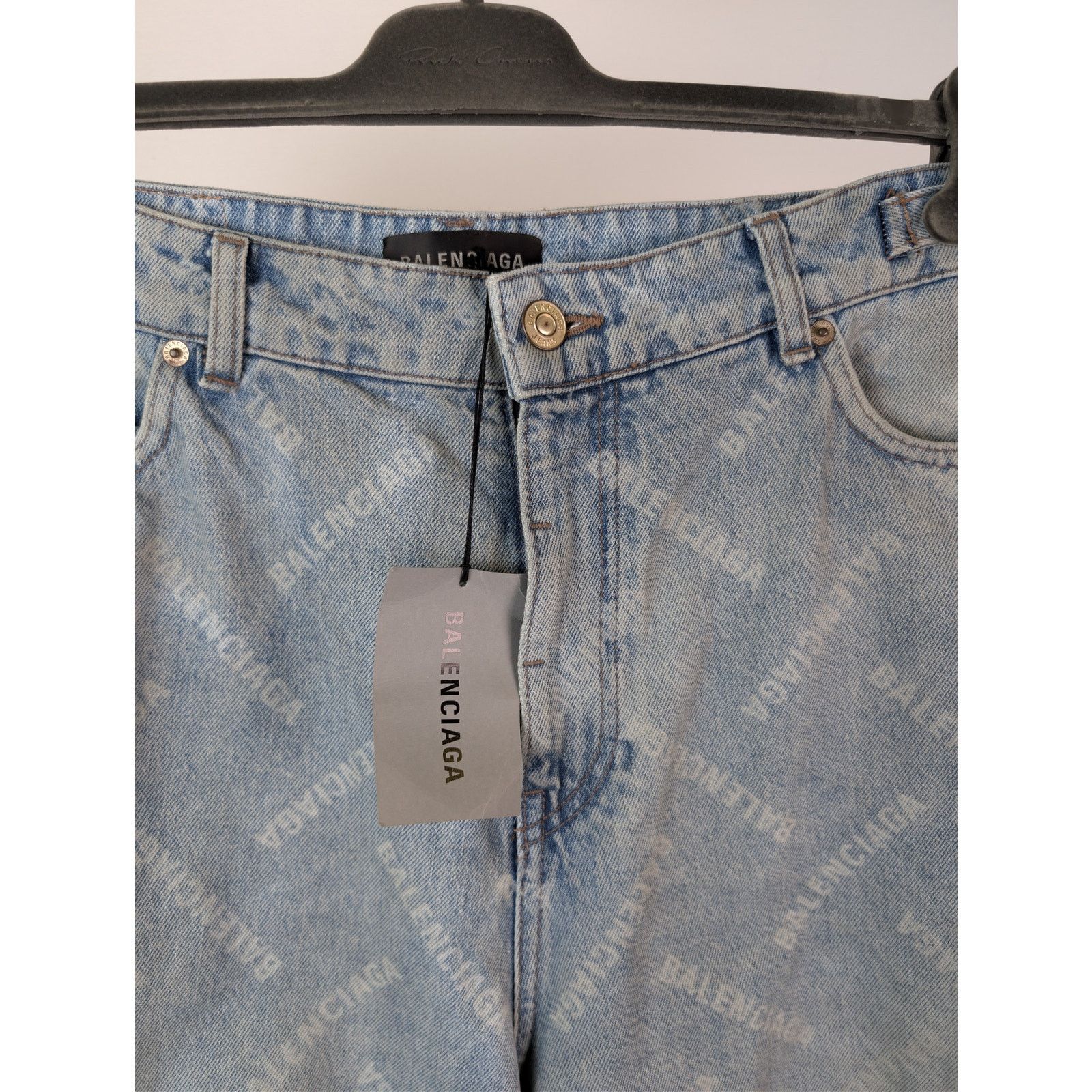 Balenciaga o1rshd1 Cargo Pants in Blue Size US 32 / EU 48 - 7 Thumbnail