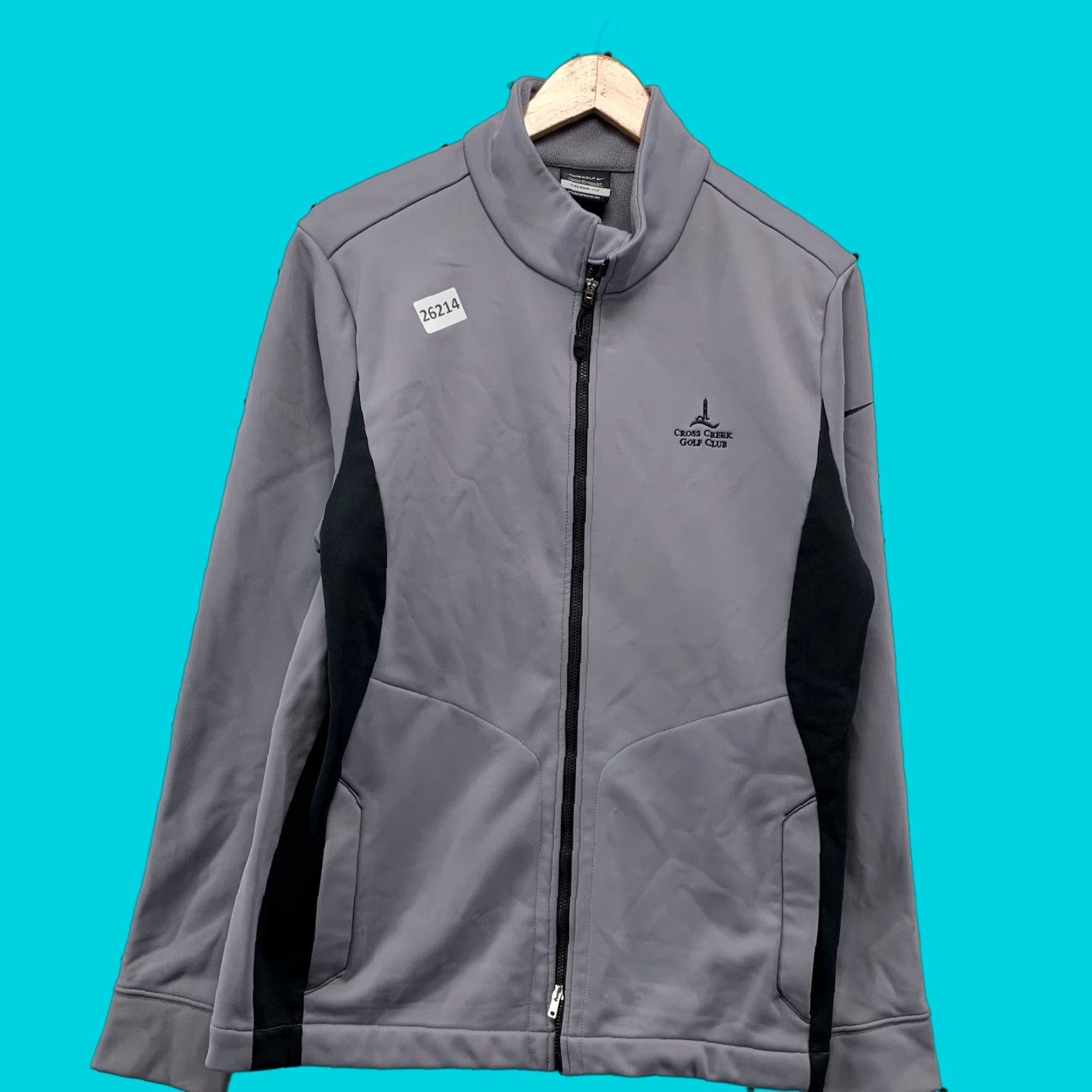 Nike Nike Golf Therma Fit Windbreaker Jacket Gray Mens Small 21x27.5 Cross Creek GC Size US S / EU 44-46 / 1 - 1 Thumbnail