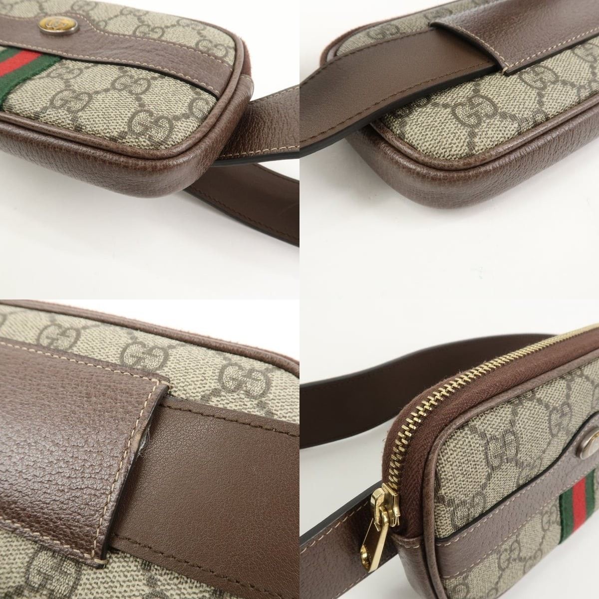 Gucci Gucci Ophidia GG Supreme Belt Bag Brown Size ONE SIZE - 5 Thumbnail