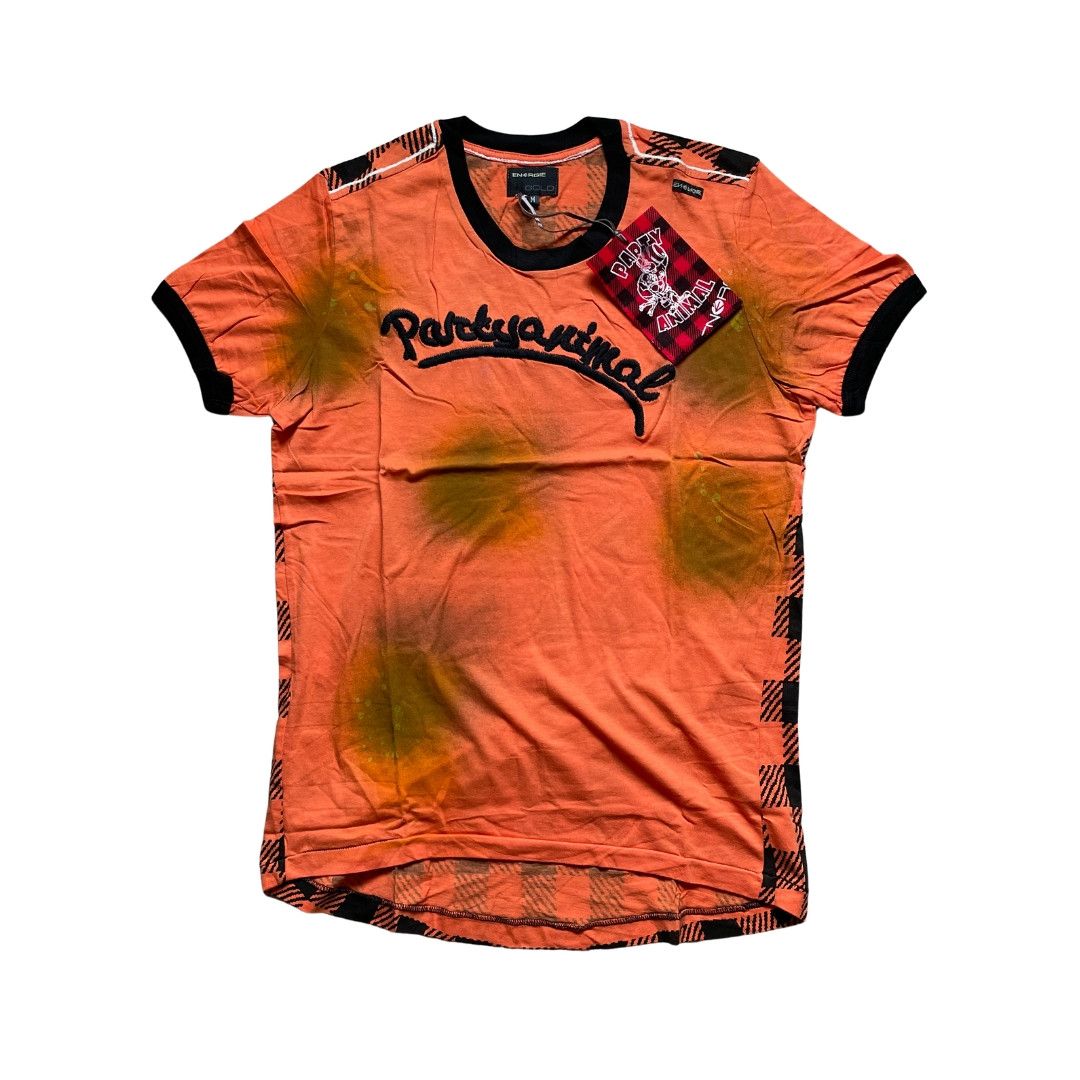 Energie × Miss Sixty NOS Energie Gold Party Animal Embroidery Short Sleeves Size M / US 6-8 / IT 42-44 - 1 Thumbnail