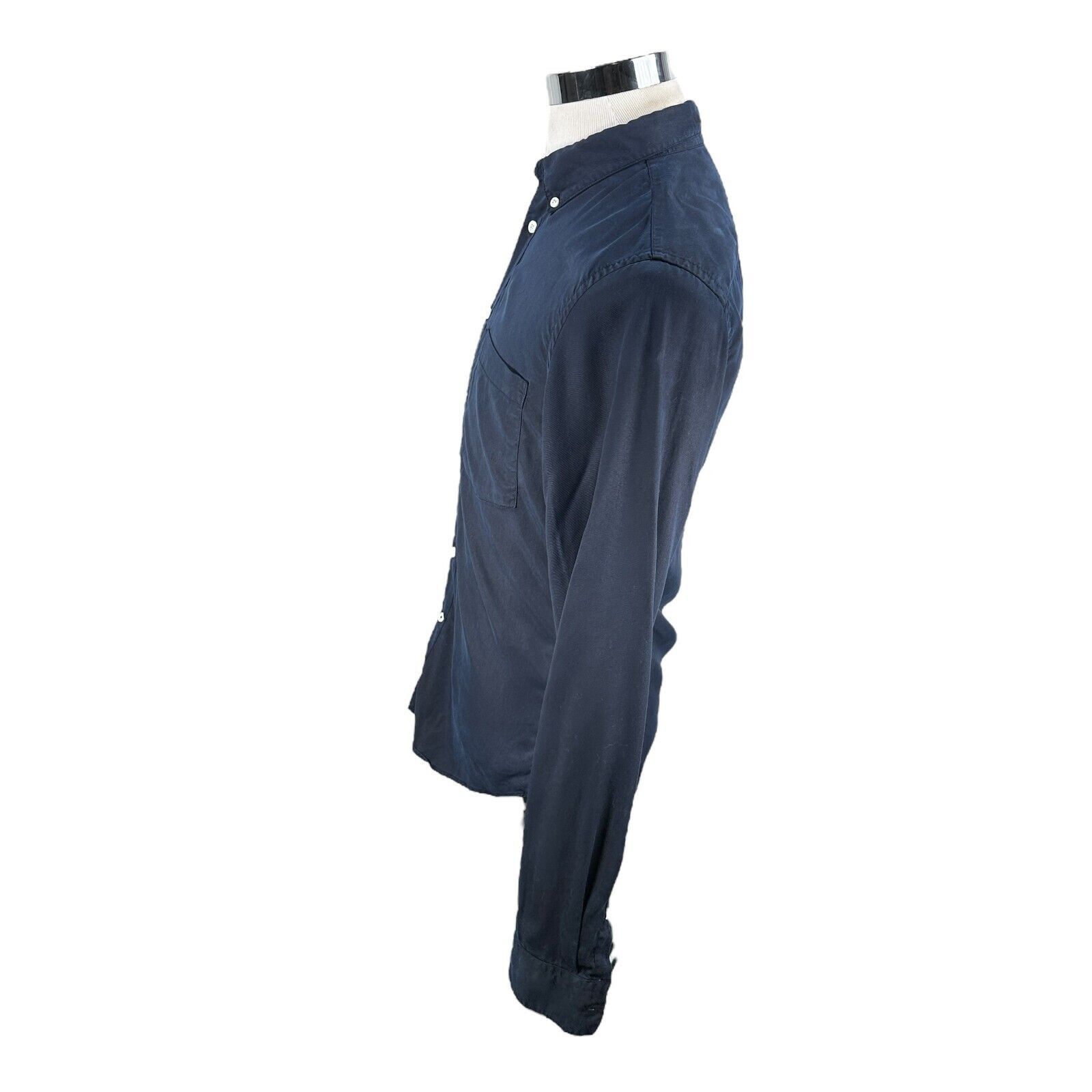 NN07 NN07 Falk 5759 Shirt Men’s Small Navy Blue Slim Button Down Size US S / EU 44-46 / 1 - 4 Thumbnail