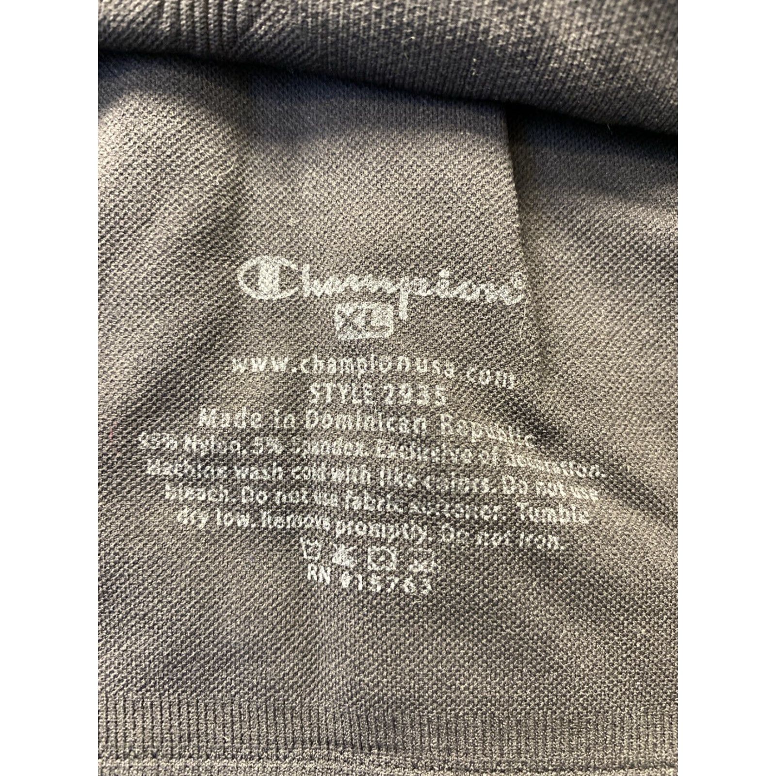 Champion Champion Double Dry Sports Bra XL Teens Black Grey Racerback No Pad Nowire Size ONE SIZE - 6 Thumbnail