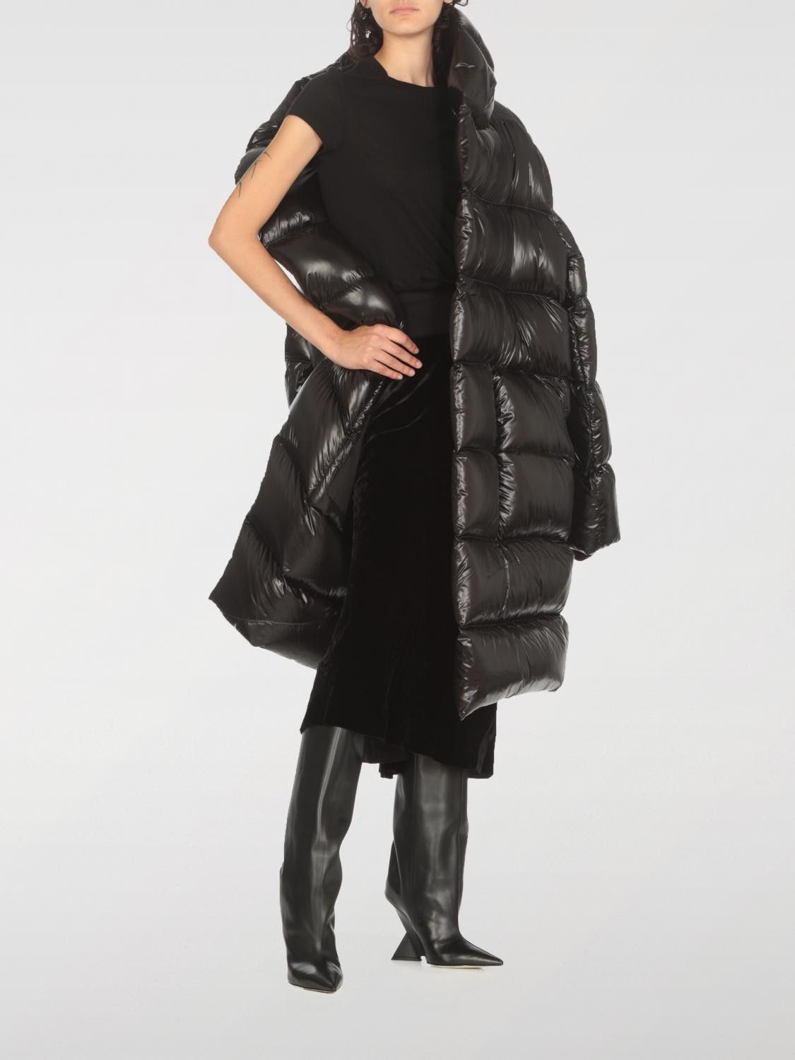 Rick Owens o1y0126 Velvet Midi Skirt in Black Size 27" / US 4 / IT 40 - 2 Thumbnail