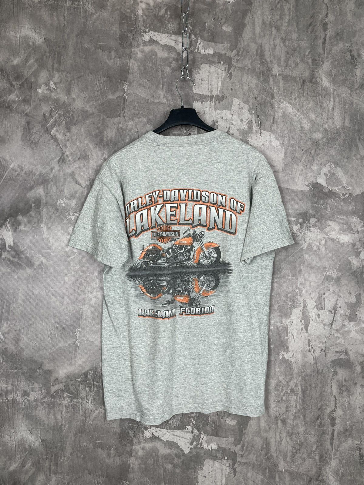 Harley Davidson × Vintage Vintage 2000s Y2K Harley Davidson Snake Graphic T Shirt Size US M / EU 48-50 / 2 - 2 Thumbnail